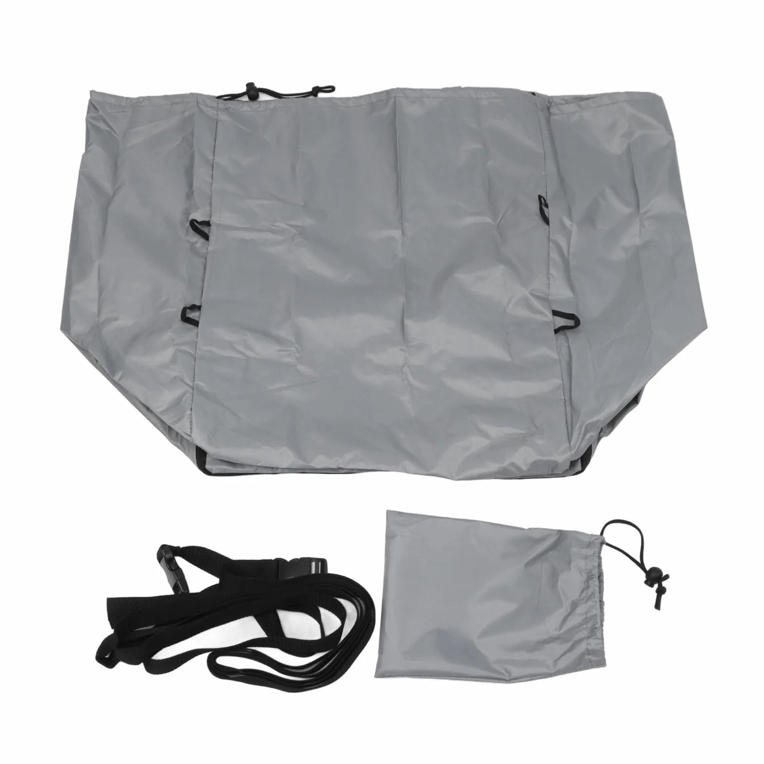 Topiky Housse de Pompe de Chauffage pour Spa, Tissu Oxford 420D, Résistante à l'eau, pour Lay-Z-, Bestway (Gris)