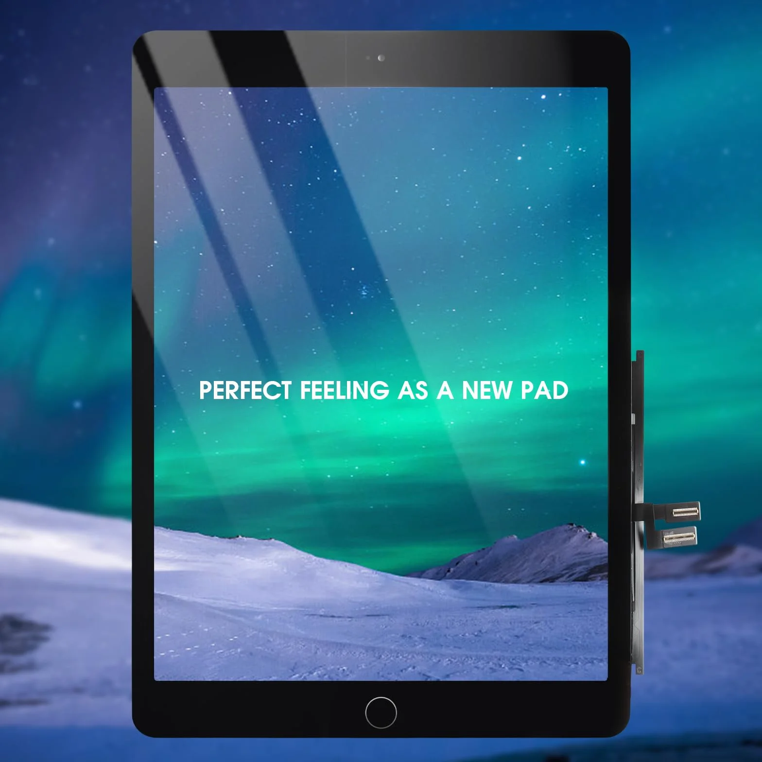 Reparo Écran Tactile iPad 7th 8th Gén 10.2" Noir avec Bouton