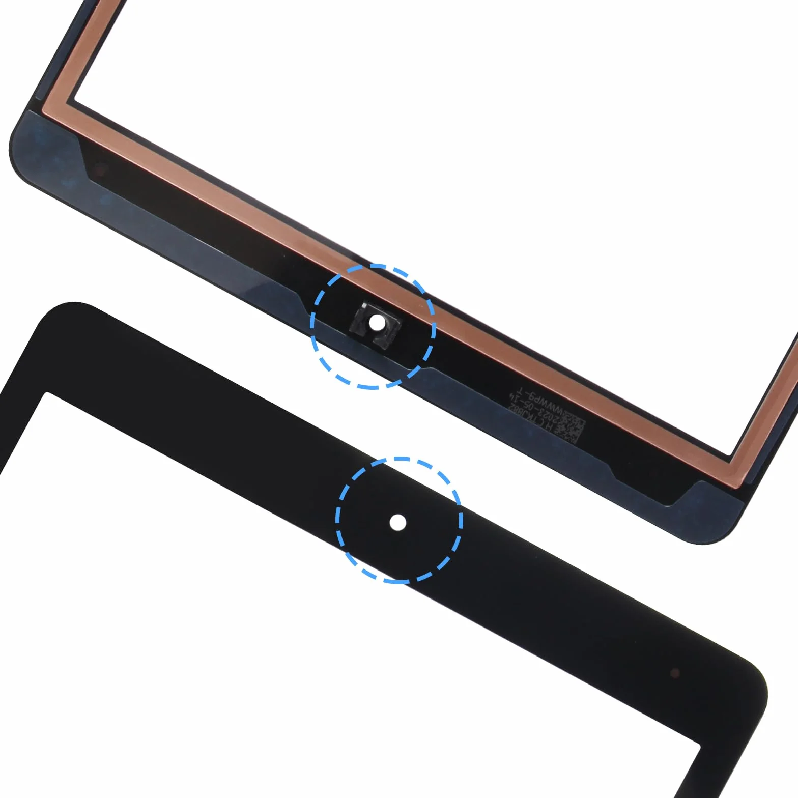 Écran Tactile pour iPad 9th 2021 10.2" A2603 A2604 Noir avec Home Button