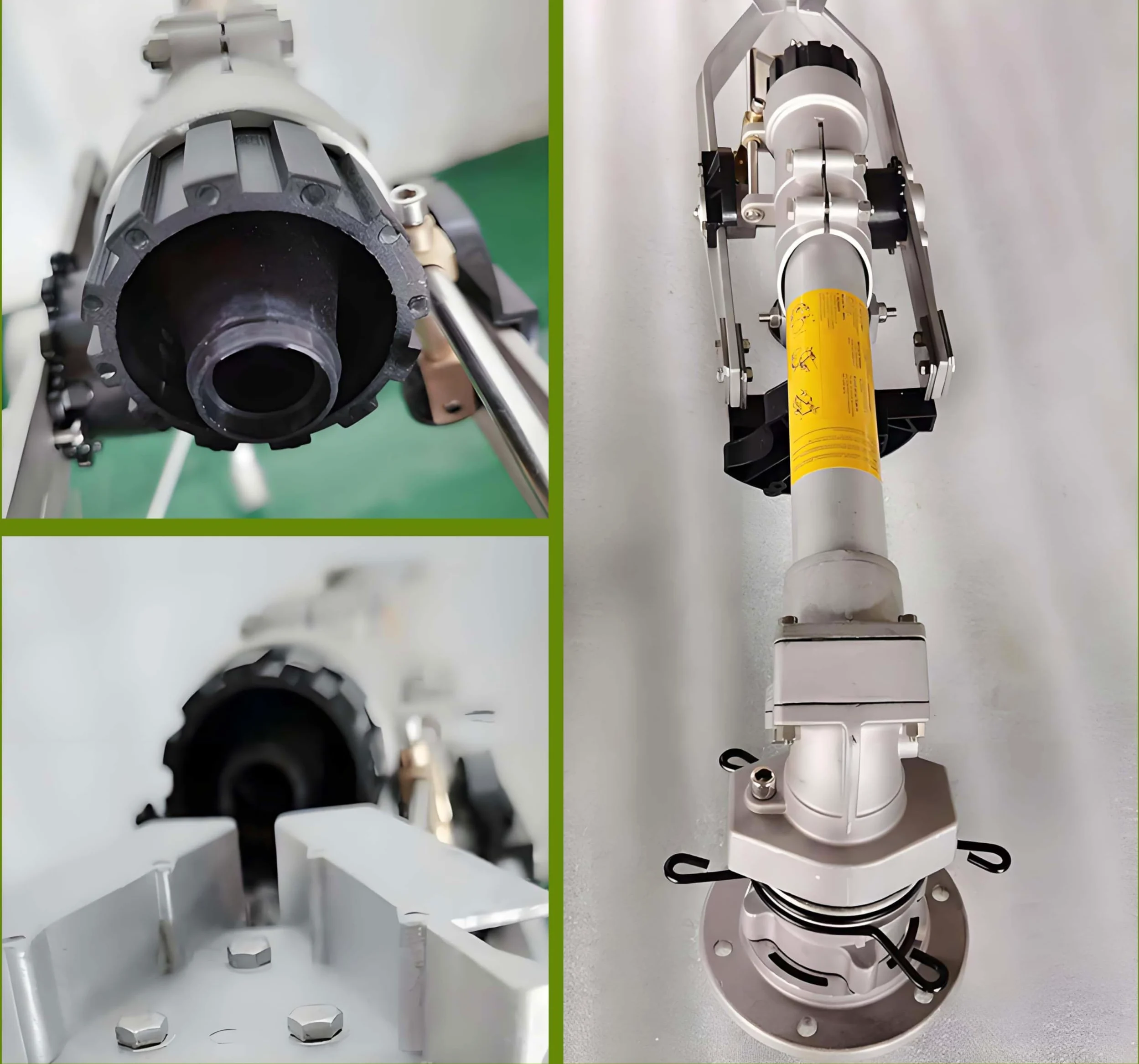 Arroseur d'arrosage rotatif à 360° - Pistolet à pluie automatique de 5,1 cm pour irrigation agricole, contrôle de la poussière dans les pâturages, dépoussiérage industriel