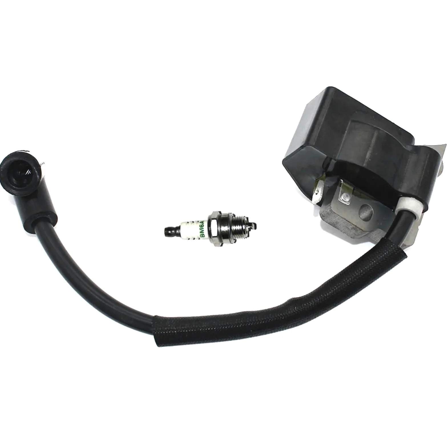 BobineD'allumage Bobine Allumage pour Dolmar LT-30 MS-30 MS-31 pour DST300 DBC300 Module Bobine D'allumage Bougie Débroussailleuse Tondeuse Mangeur Mauvaises 369143010