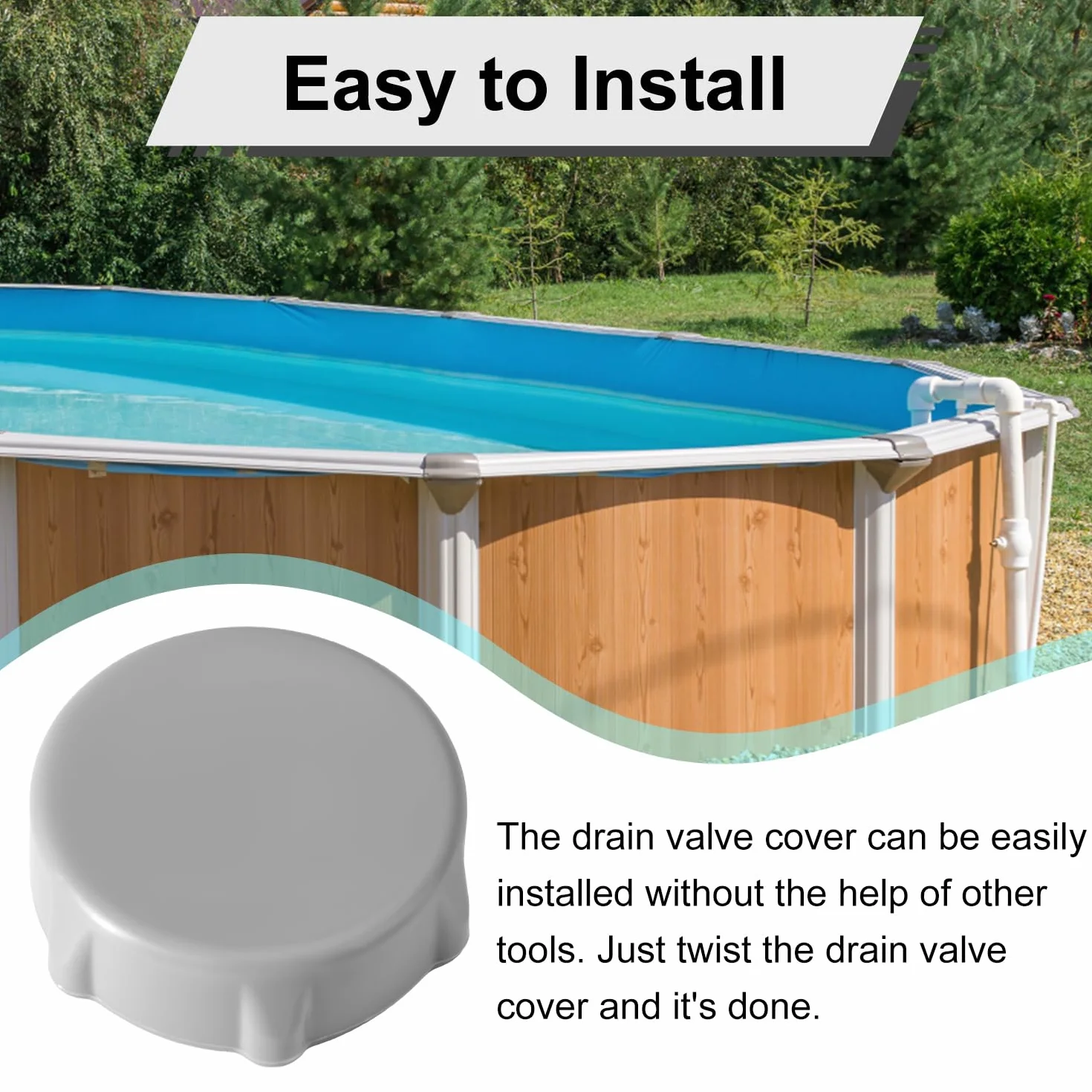 Bouchon Vidange Piscine Remplacement Compatible avec Coleman Piscines P01006