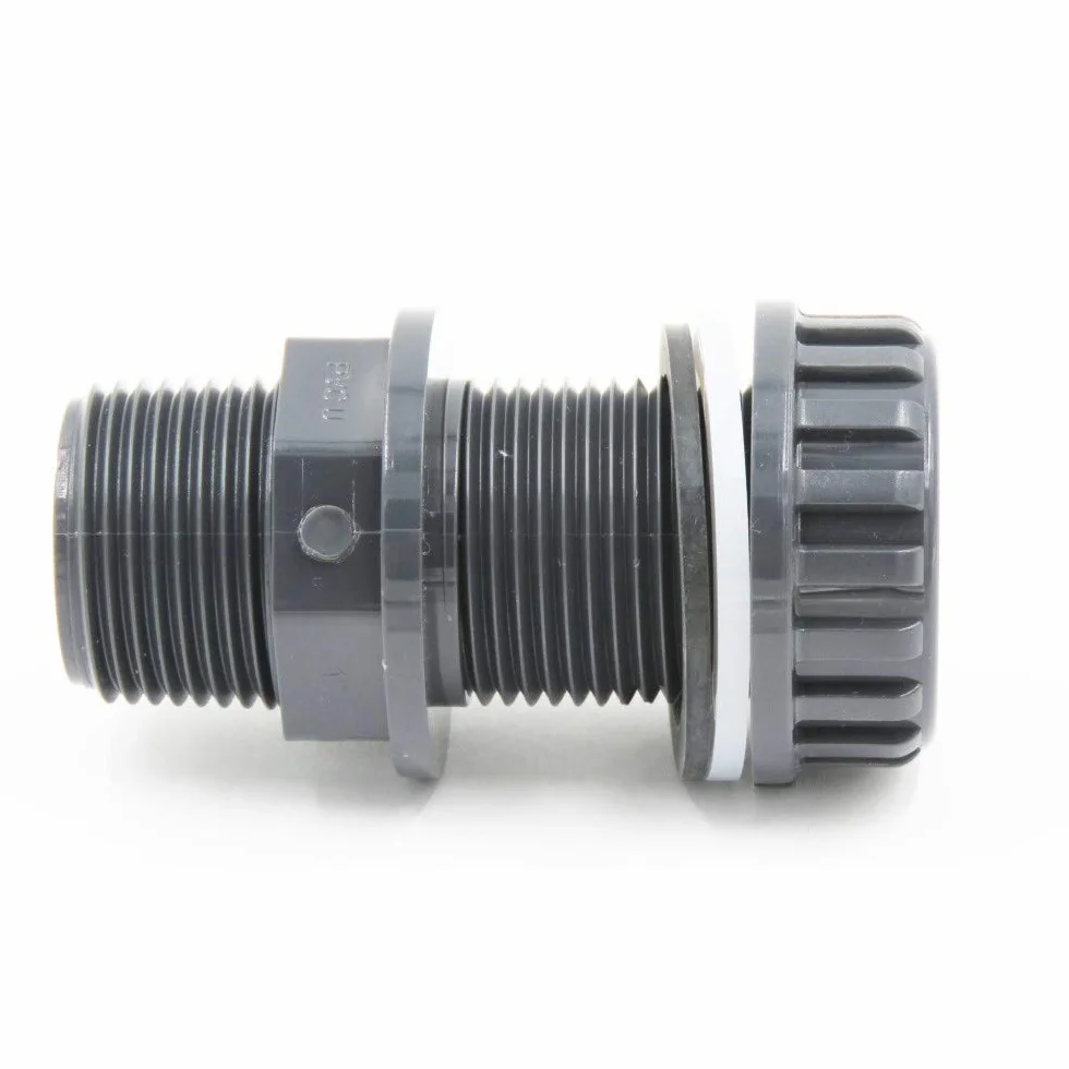 Centrocom Raccord PVC Pression Traversée de Paroi 1" 1/2"