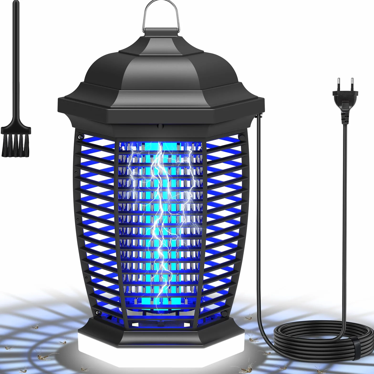 Seenlast Lampe Anti Moustique Exterieur 4000V 2 en 1 18W Tueur d'Insectes Electrique LED IPX4 100m²