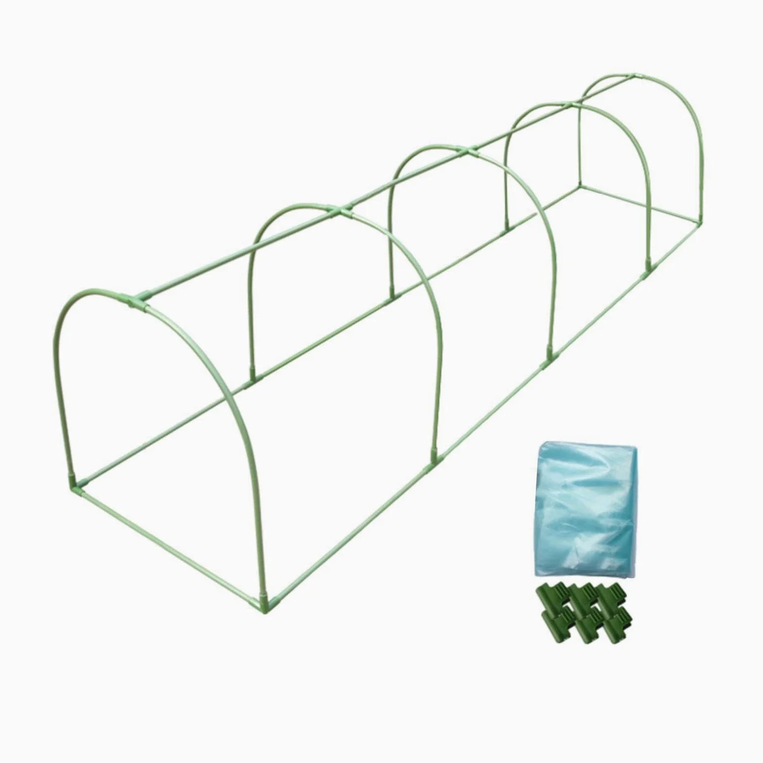 Serre à monter soi-même pour un jardin fonctionnel et élégant. Mini serre d'extérieur fabriquée en tube de fer, portable et dotée d'une housse imperméable.