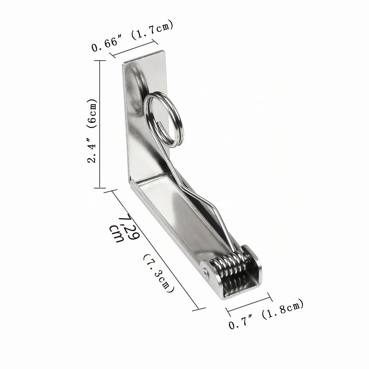 Pince pour Nappe en Acier Inoxydable à Ressort, Clip de Table 4 Pcs