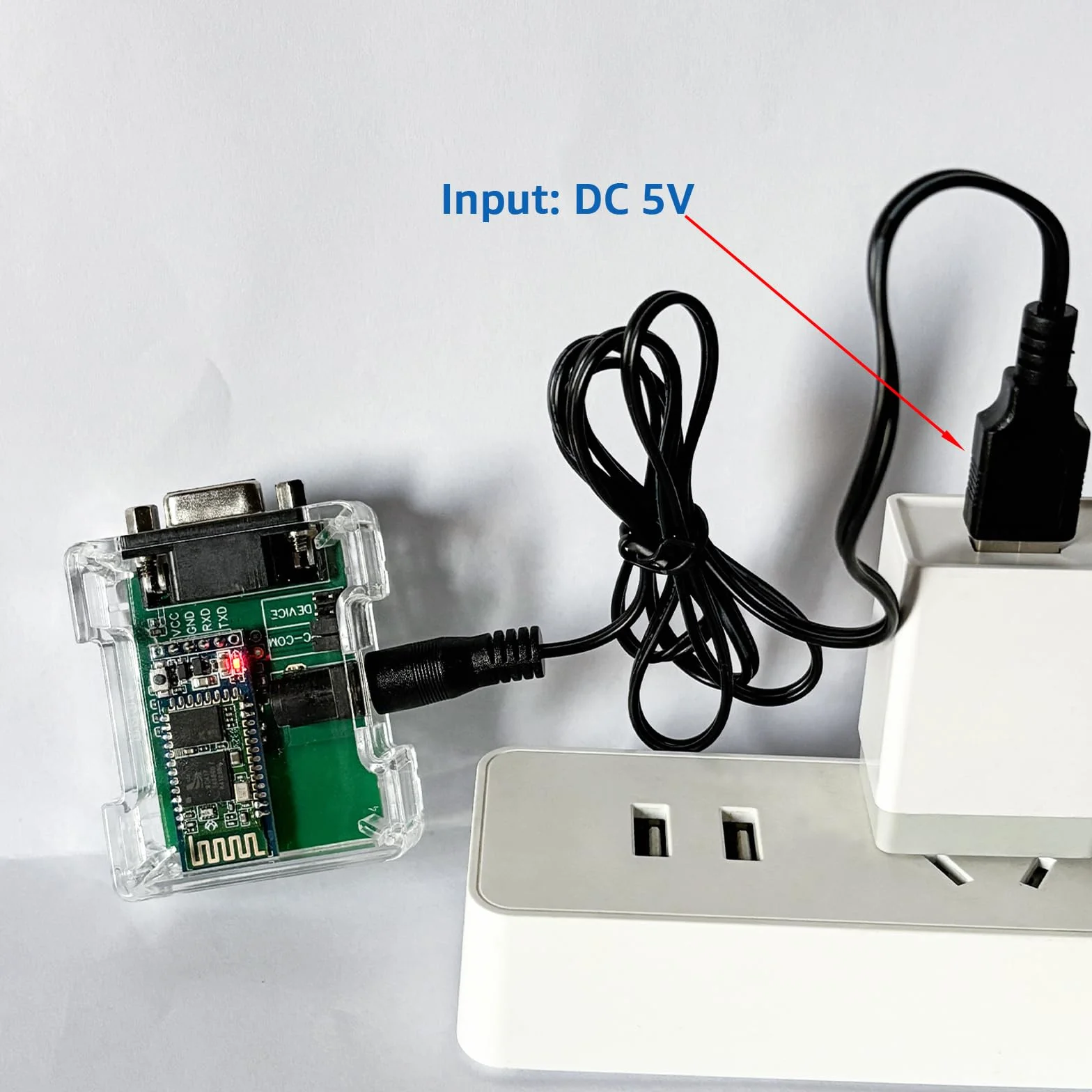 DSD TECH SH-B23A Adaptateur Bluetooth 2.0 vers série RS232 Convertisseur DB9