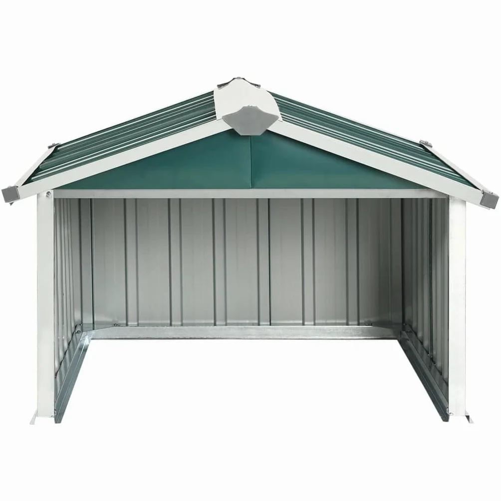 Générique Abri Tondeuse Robot de Jardin 92x97x63 cm Acier galvanisé Vert,Vie en extérieur,Structures extérieures,Cabanes & abris de jardin-150907