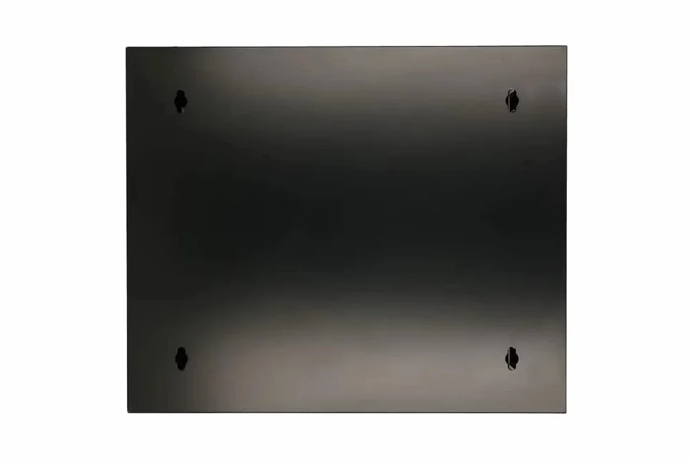 Extralink Baie de Brassage 19 Pouces 12U Armoire réseau 600mm Profondeur Porte Verre trempé Noir