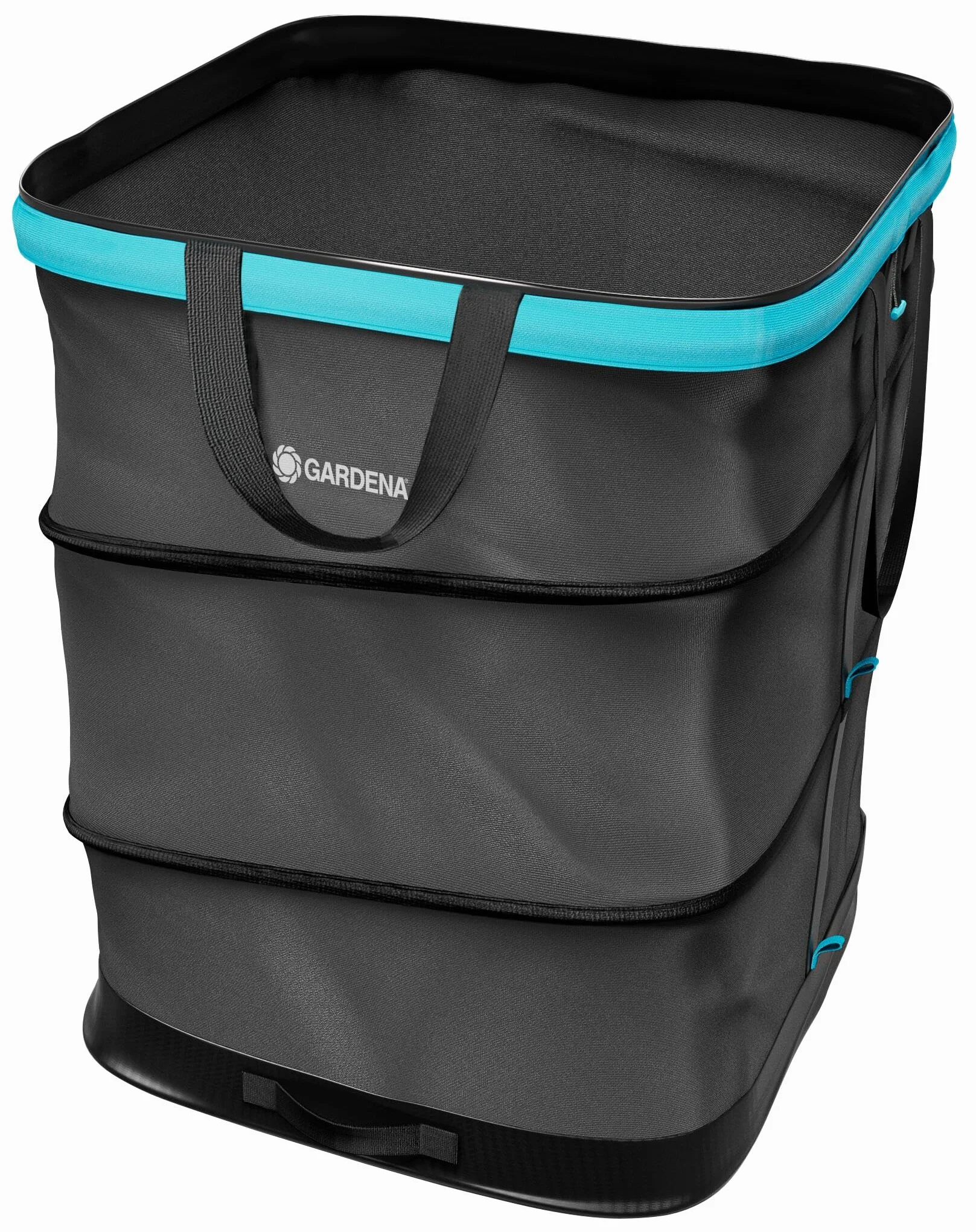 Gardena Sac à déchets de jardin PopUp taille M : sac à déchets rectangulaire, facile à utiliser et pliable, pour le jardin, capacité 130 l, pour le ramassage des déchets verts (11715-20)