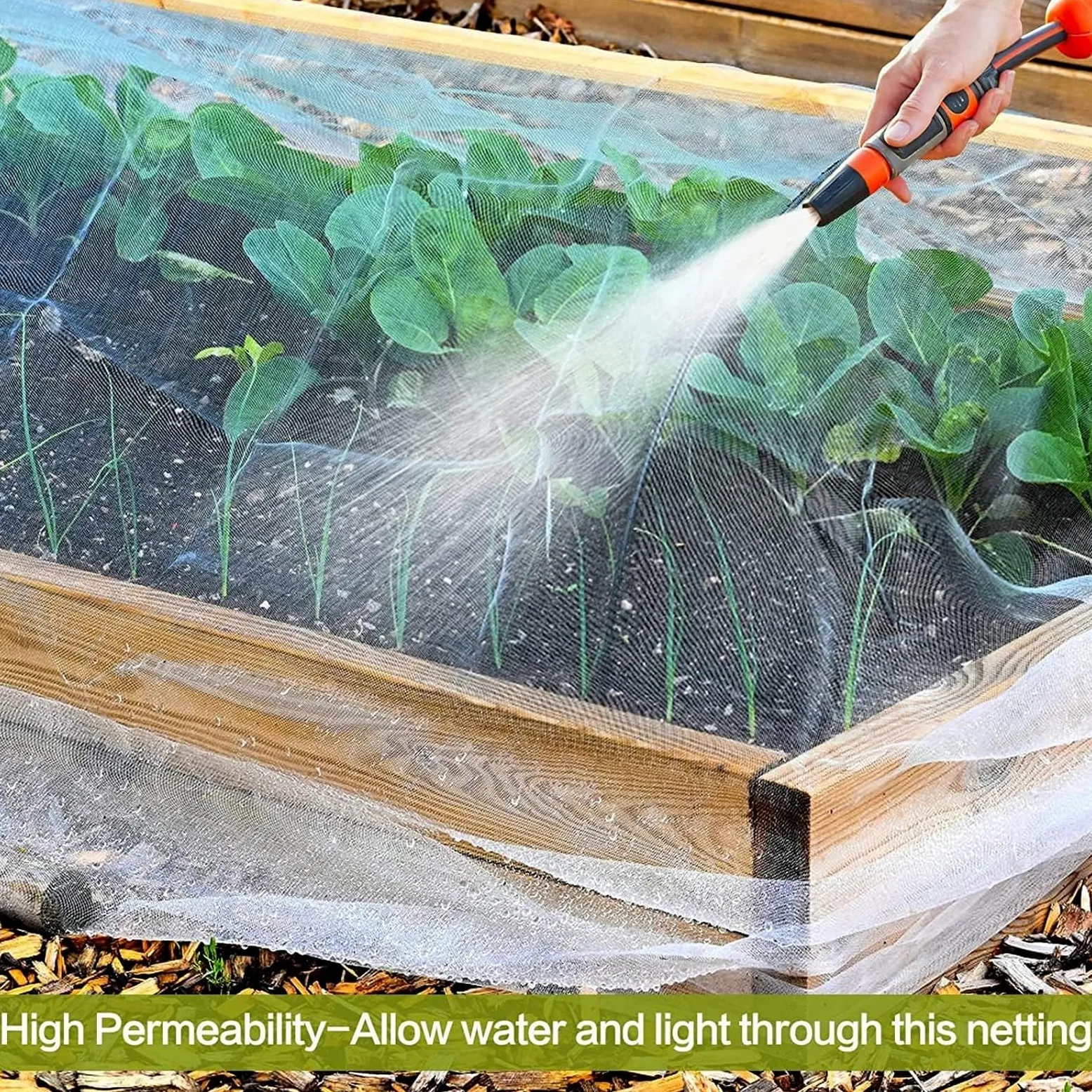 Filet Anti-grêle pour Jardin, Hail and Bird ION Garden Netting Multiple Sizes