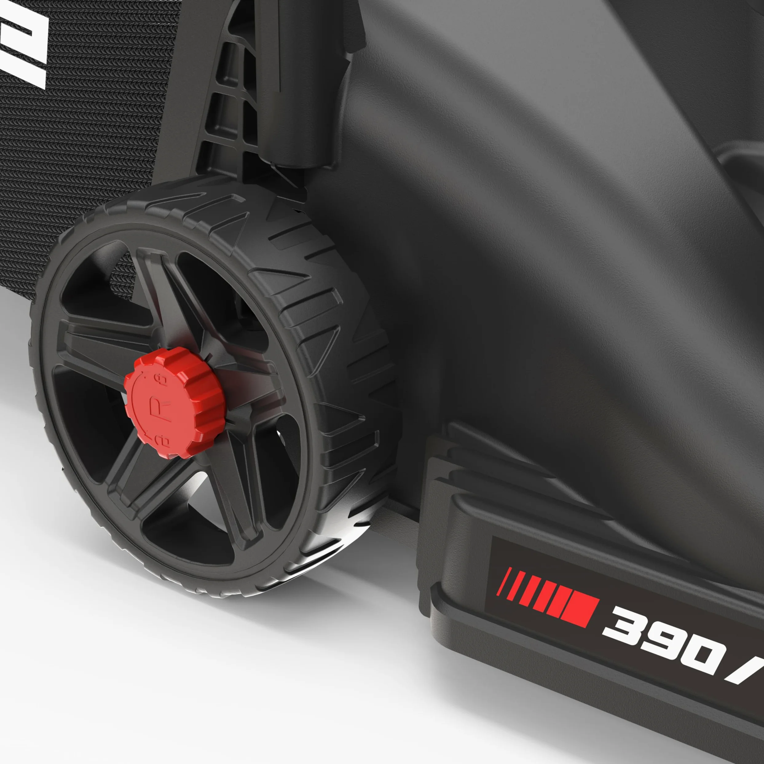 Güde Tondeuse à Gazon ECO Wheeler 390 1,6 R (Moteur à Essence 4 Temps 1,6/2 (KW/PS), Largeur de Coupe 390 mm, Dispositif de Capture 35 l, 3 Niveaux de Hauteur de Coupe 30-66 mm, Tonte, Collecte,