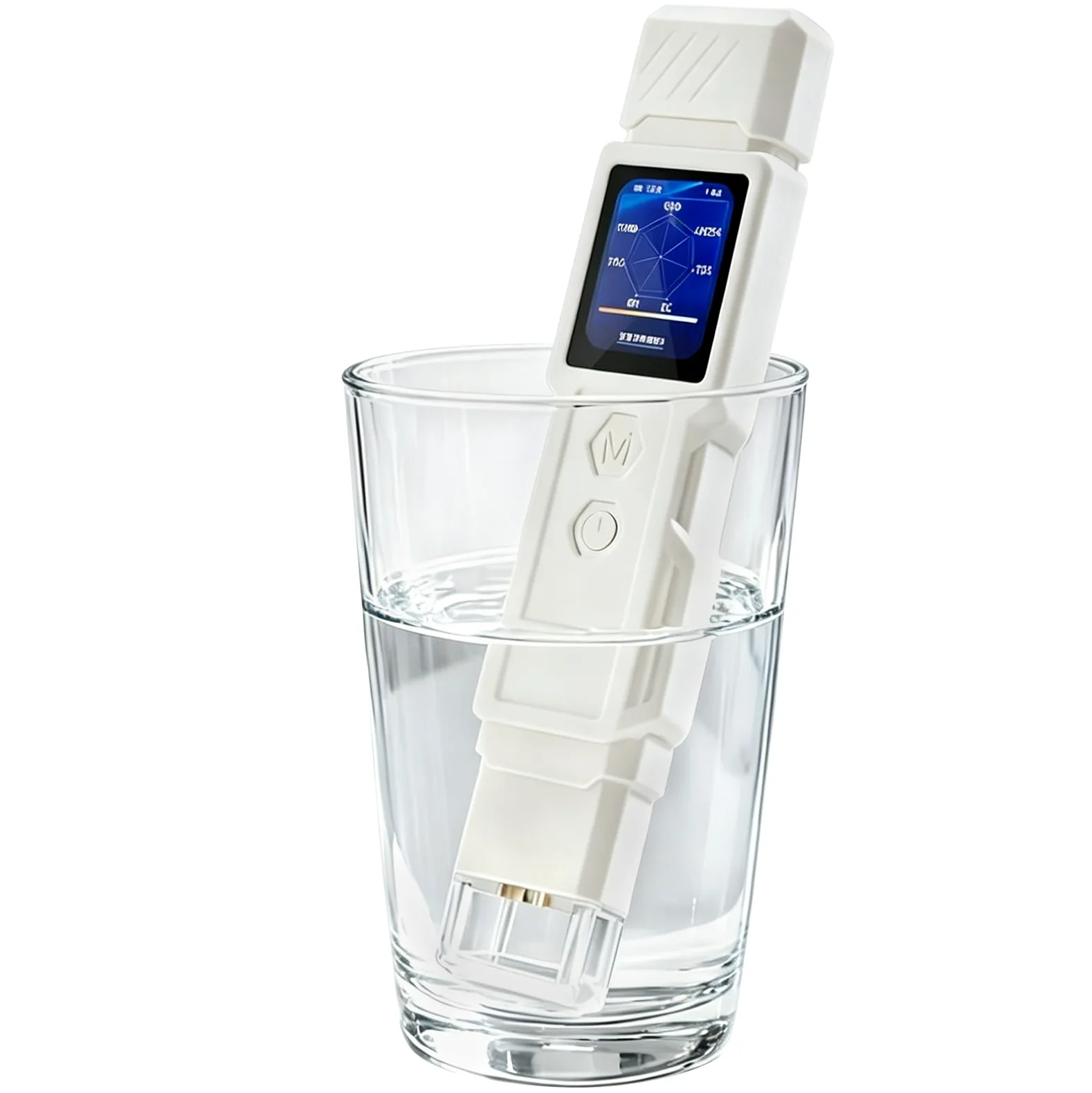 Testeur de qualité de l'eau numérique 9 en 1 pour eau potable | Mesure TDS, turbidité, CE, température, salinité, GH, COT, DCO et UV275