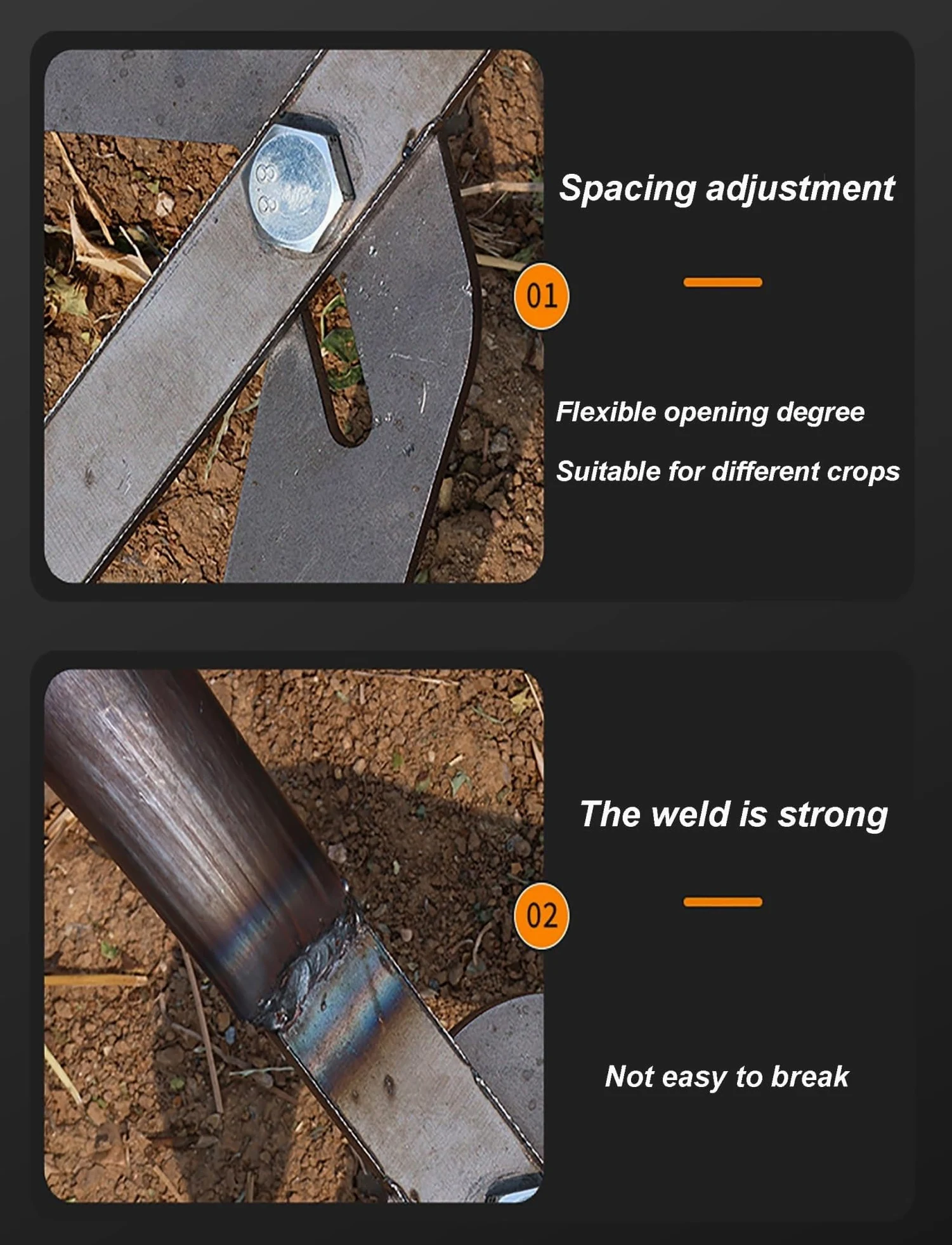 Extracteur de jeunes arbres - Désherbeur portable de jardinage - Pour pelouse extérieure - Tête dentelée