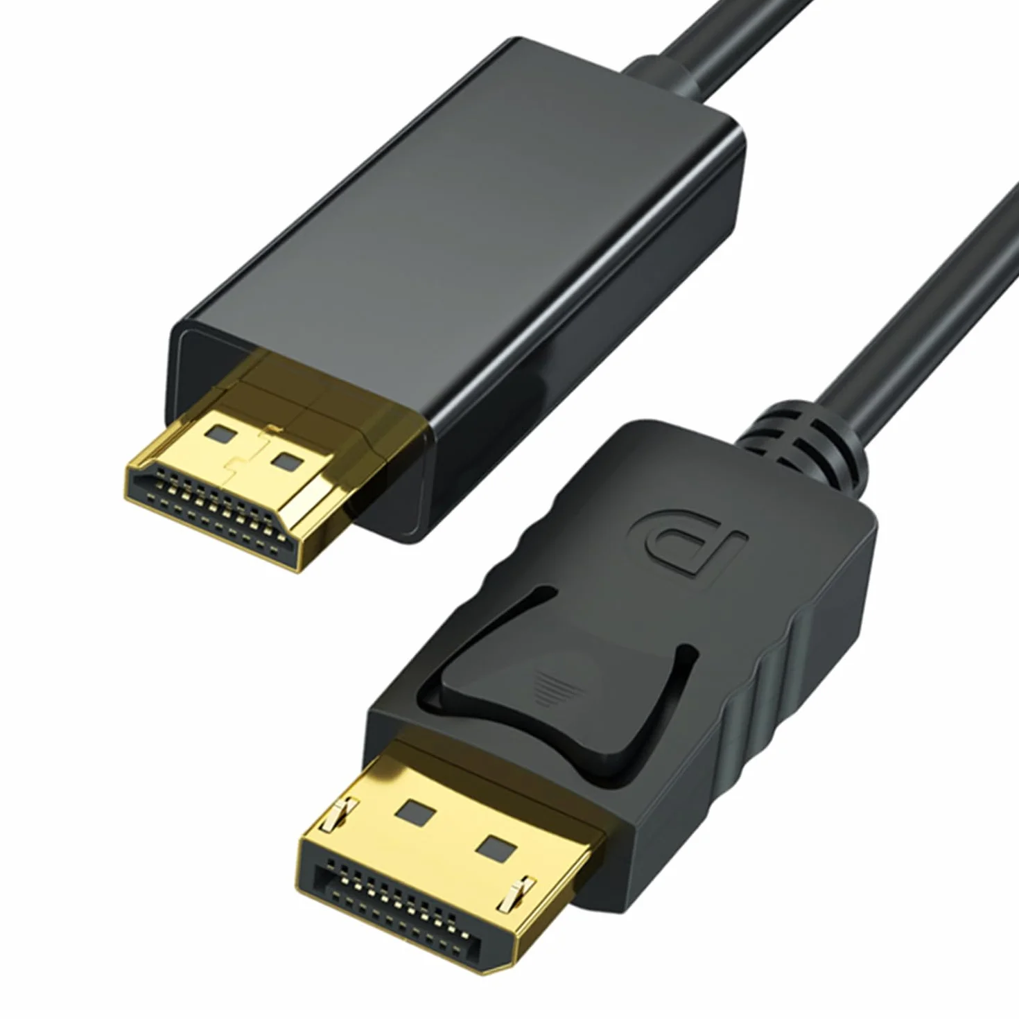 Câble DisplayPort vers HDMI 1,8 m 4K DP vers HDMI pour Moniteur TV Projecteur Dell HP