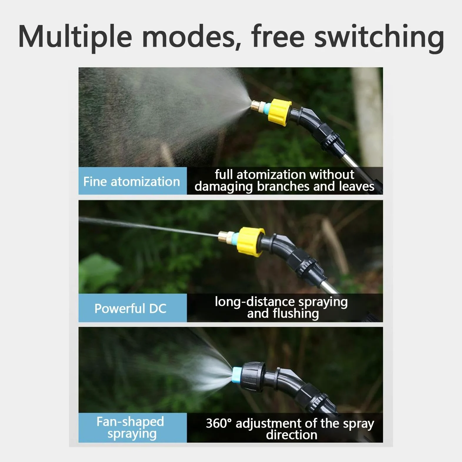 Pulvérisateur de jardin sans fil Réservoir D'Eau 5/8 L, Réglable | Pulvérisateur Électrique À Pompe Grand Réservoir D'Eau pour Arrosage Brumisation Nettoyage Extérieur Terrasse Pelouse