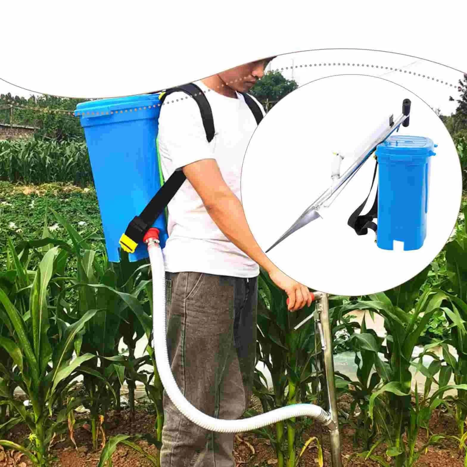 Épandeur D'engrais Granulaire à Dos - Outil de Fertilisation Permettant de Gagner du Temps