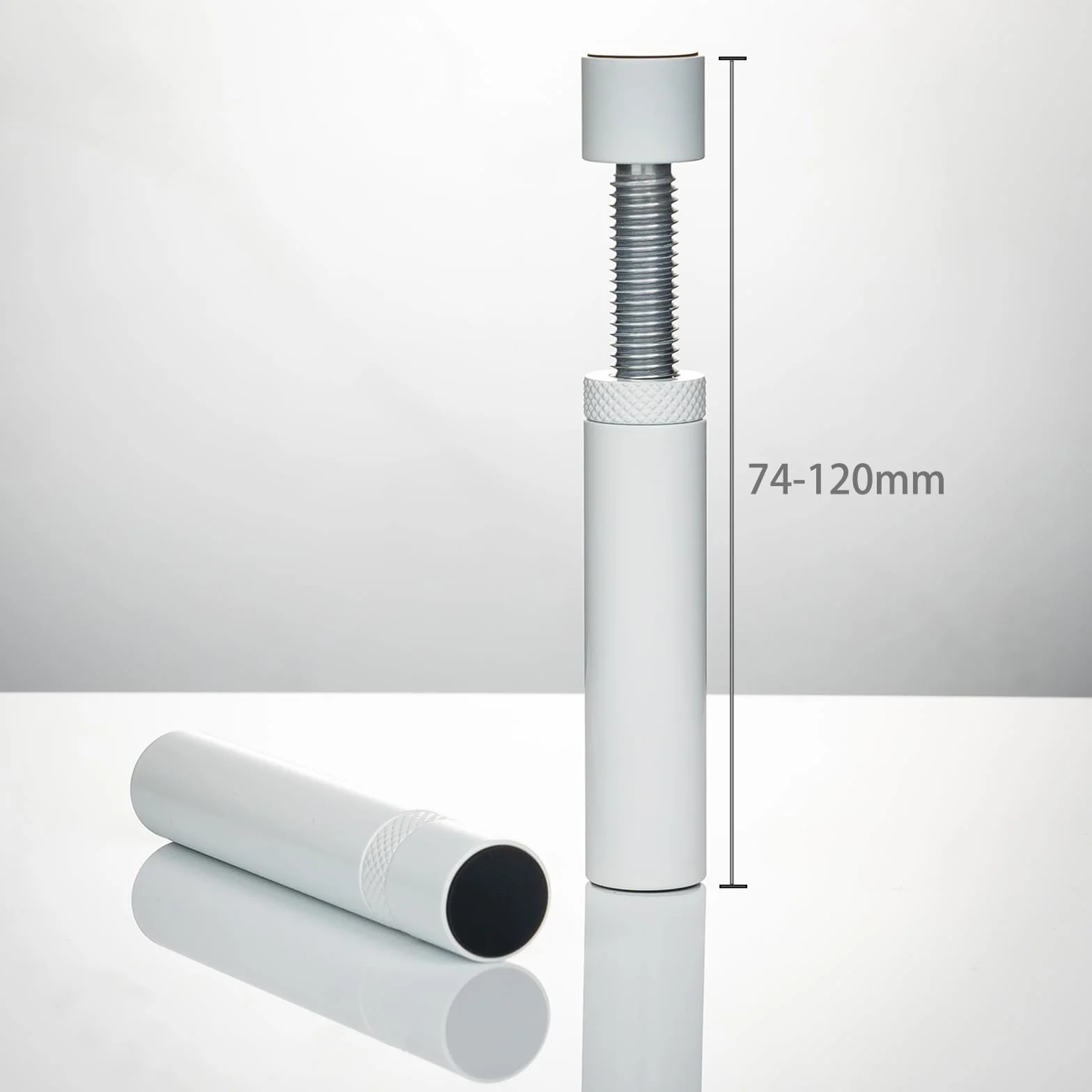 Support Carte Graphique GPU Aluminium Blanc L(74mm-120mm)