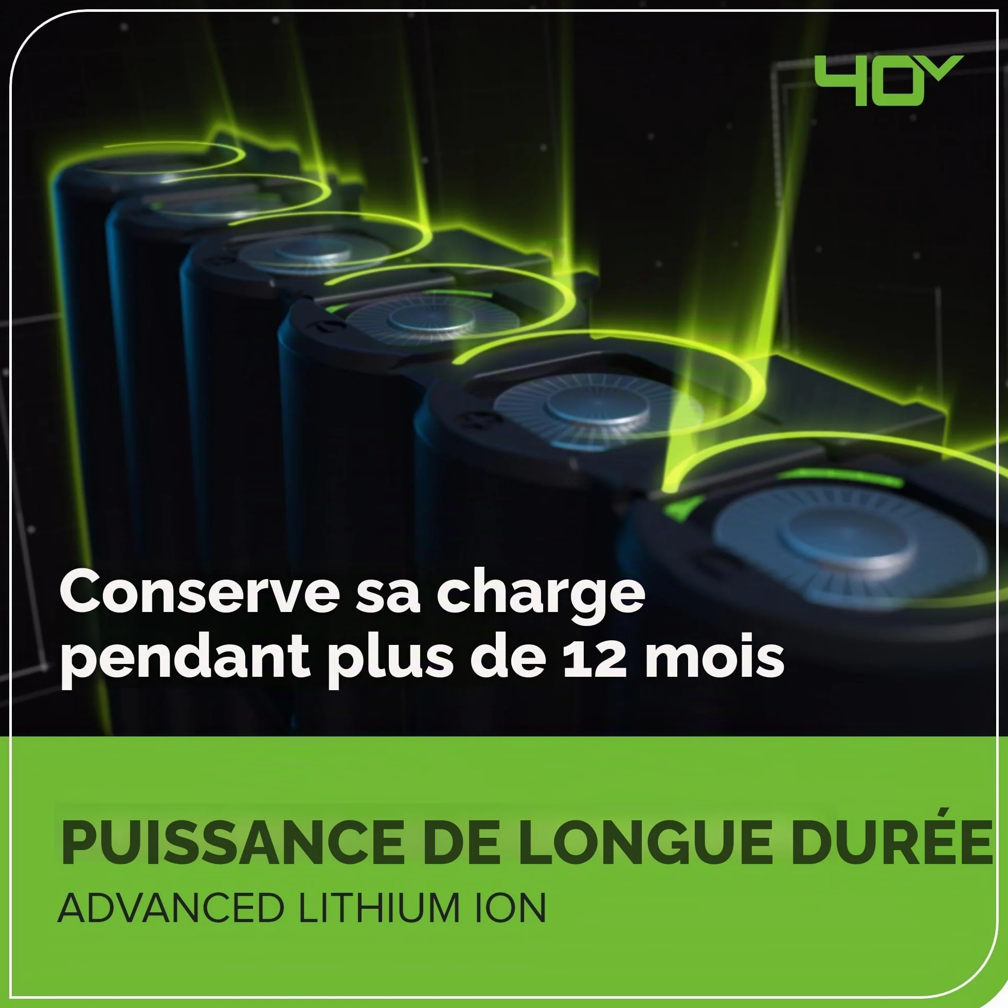 Greenworks GD40BV 40V Aspirateur Souffleur Sans Fil Sans Balais 280 km/h 9,63 m³/min Sac Mulching 45L