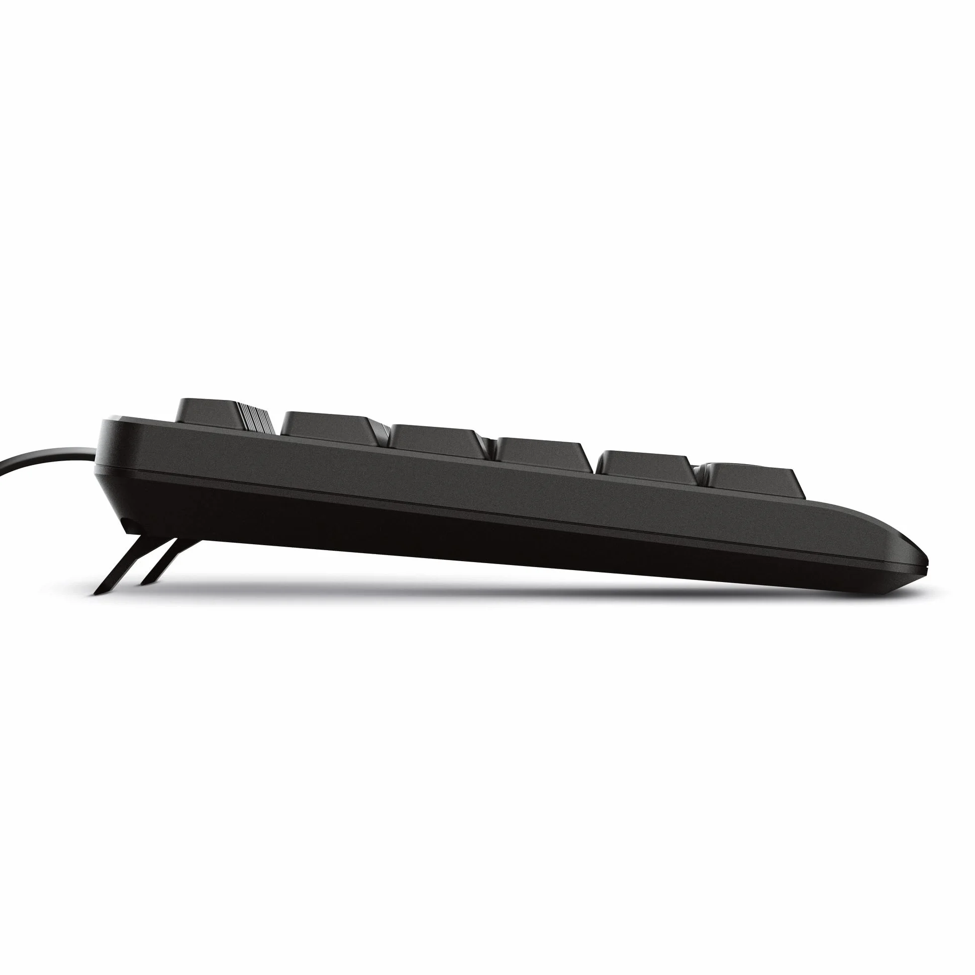Trust Taro Clavier Filaire AZERTY Français Résistant aux Éclaboussures Silencieux USB 1.8 m Touches Plates Noir