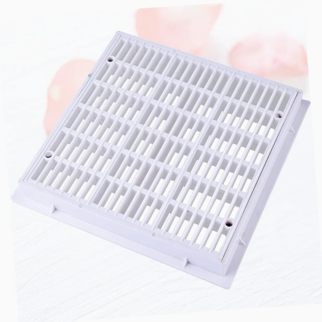 ibasenice Outil pour égouttoir Sol Piscine Accessoire extérieur égouttoir Principal carré Blanche
