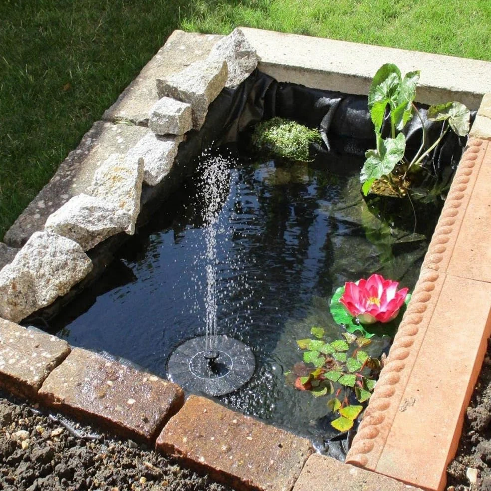 Bâche de bassin robuste 7 x 10 m - Flexible et imperméable - Noire - Pour piscines de jardin - Doublure imperméable et durable