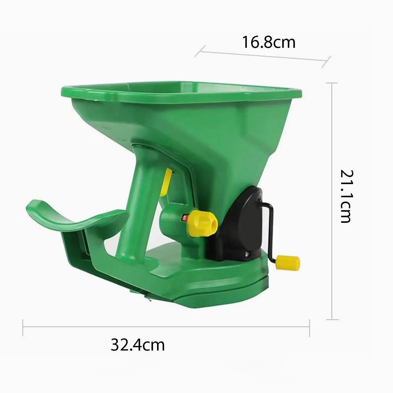 épandeurs de Jardin Épandeur de semences portatif Outil à Main réutilisable Facilité de Prise en Main Outil de Jardinage Portable 1,5 L Outil de Jardinage réglable Semoir