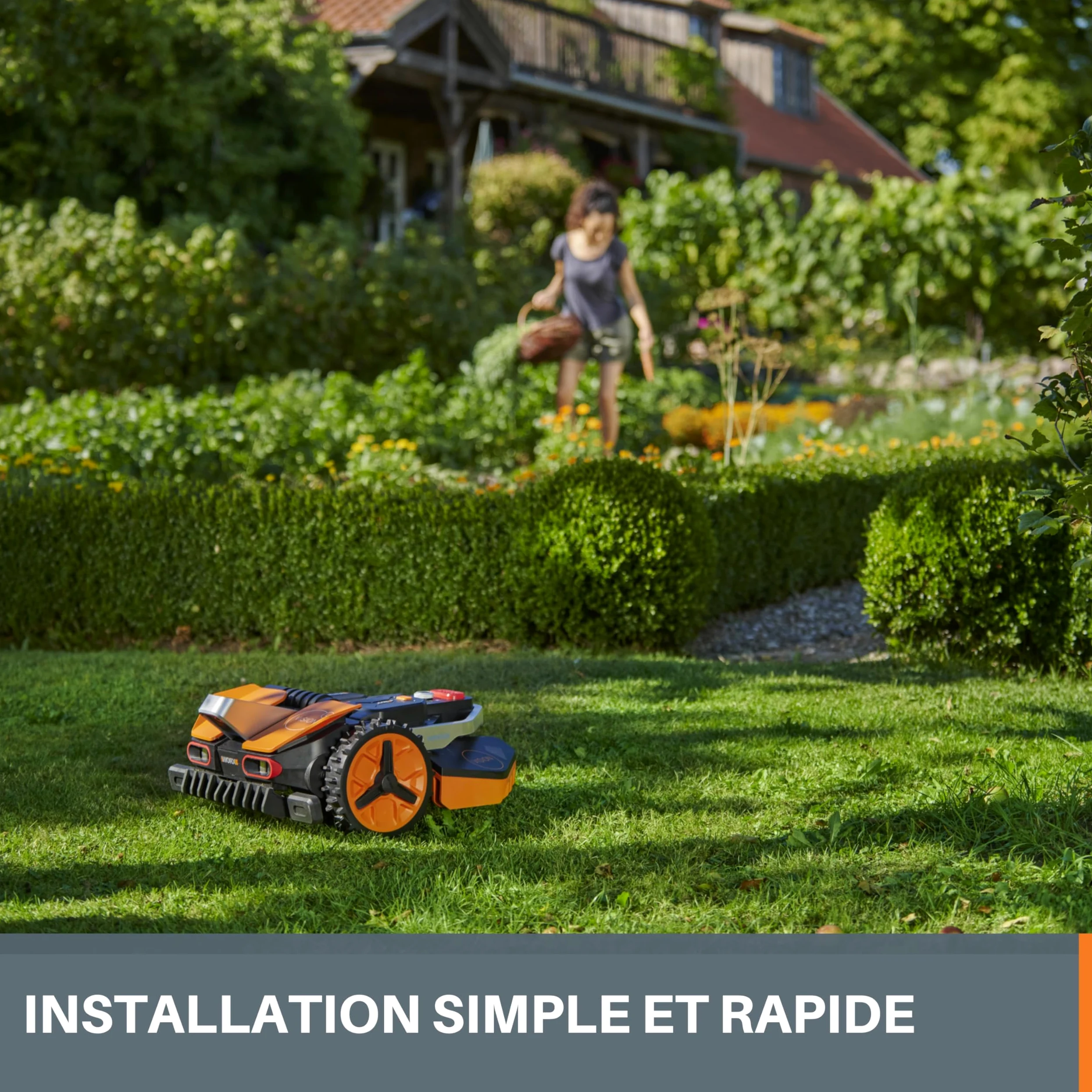 WORX Kit Bande magnétique WA0872 pour Landroid Vision | Délimite les zones à éviter sans câble périphérique, installation simple et rapide