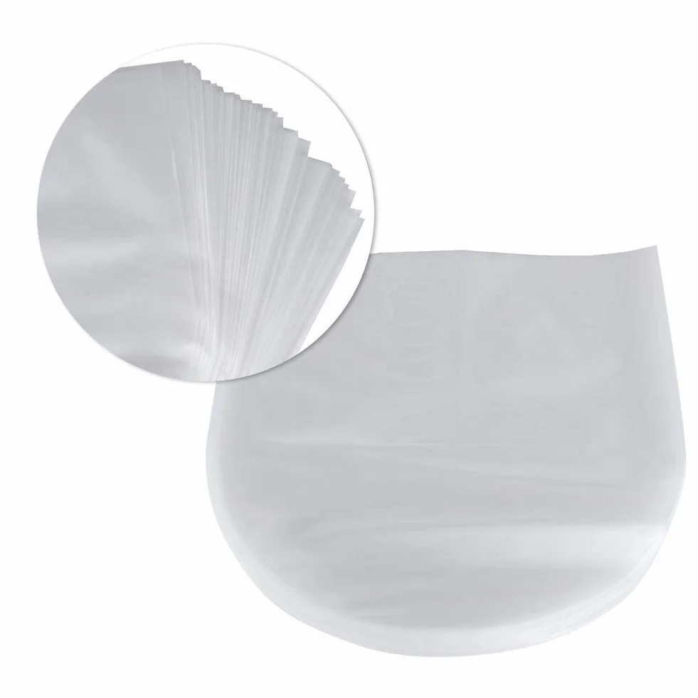 Hakeeta Sac de Protection de Disque Vinyle 50 pièces Anti-Cendres Résistance aux Rayures 12 Pouces LP/LD
