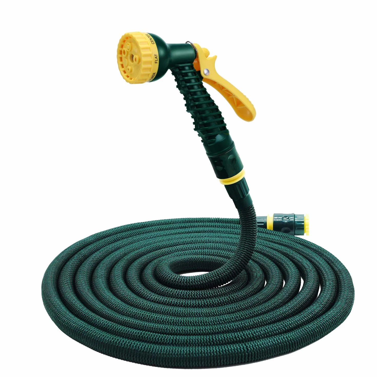 HERZO Tuyau d'arrosage extensible magique 15m avec pistolet 7 réglages