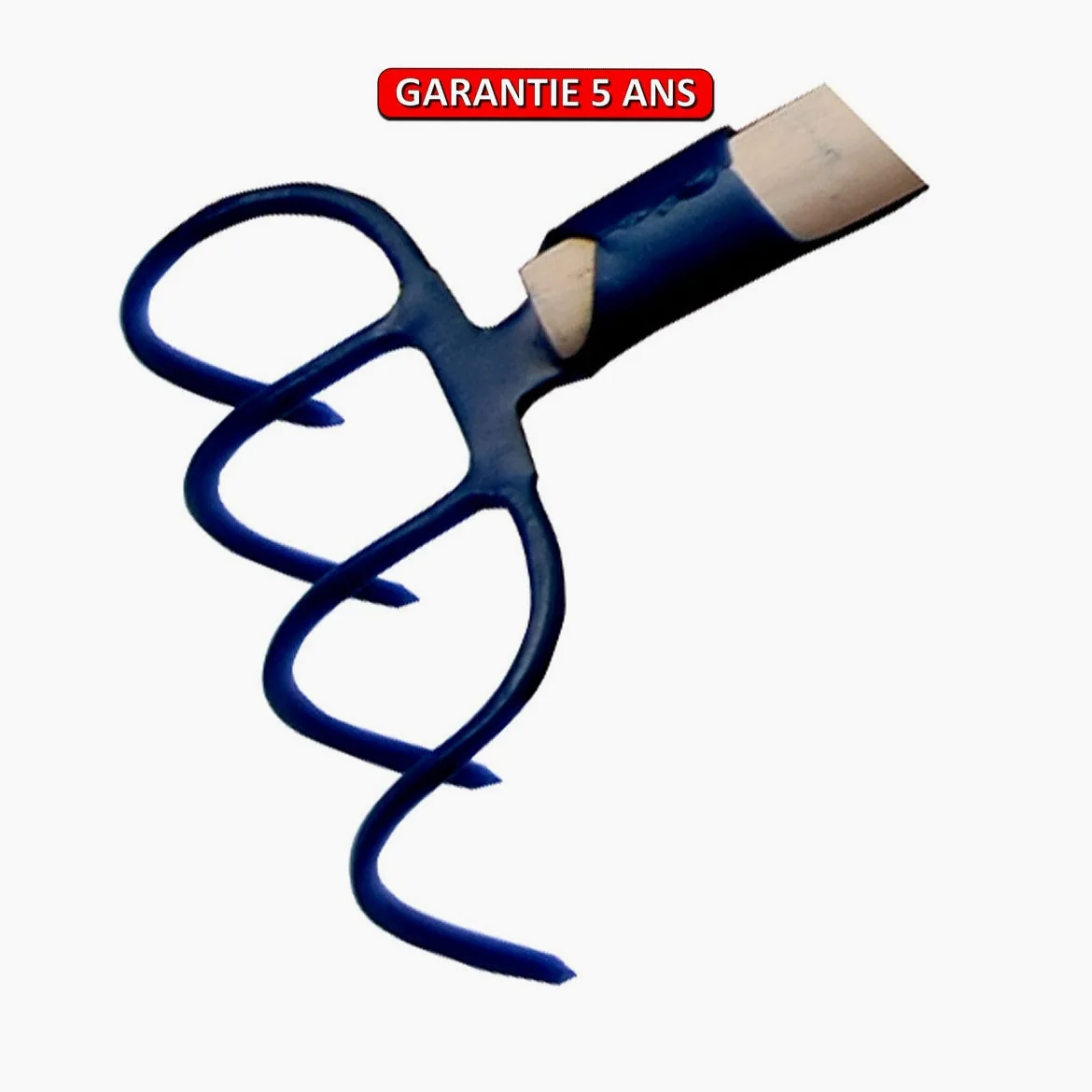Outils Perrin Croc à Fumier Courte sans Manche, 4 Dents, 14cm Largeur