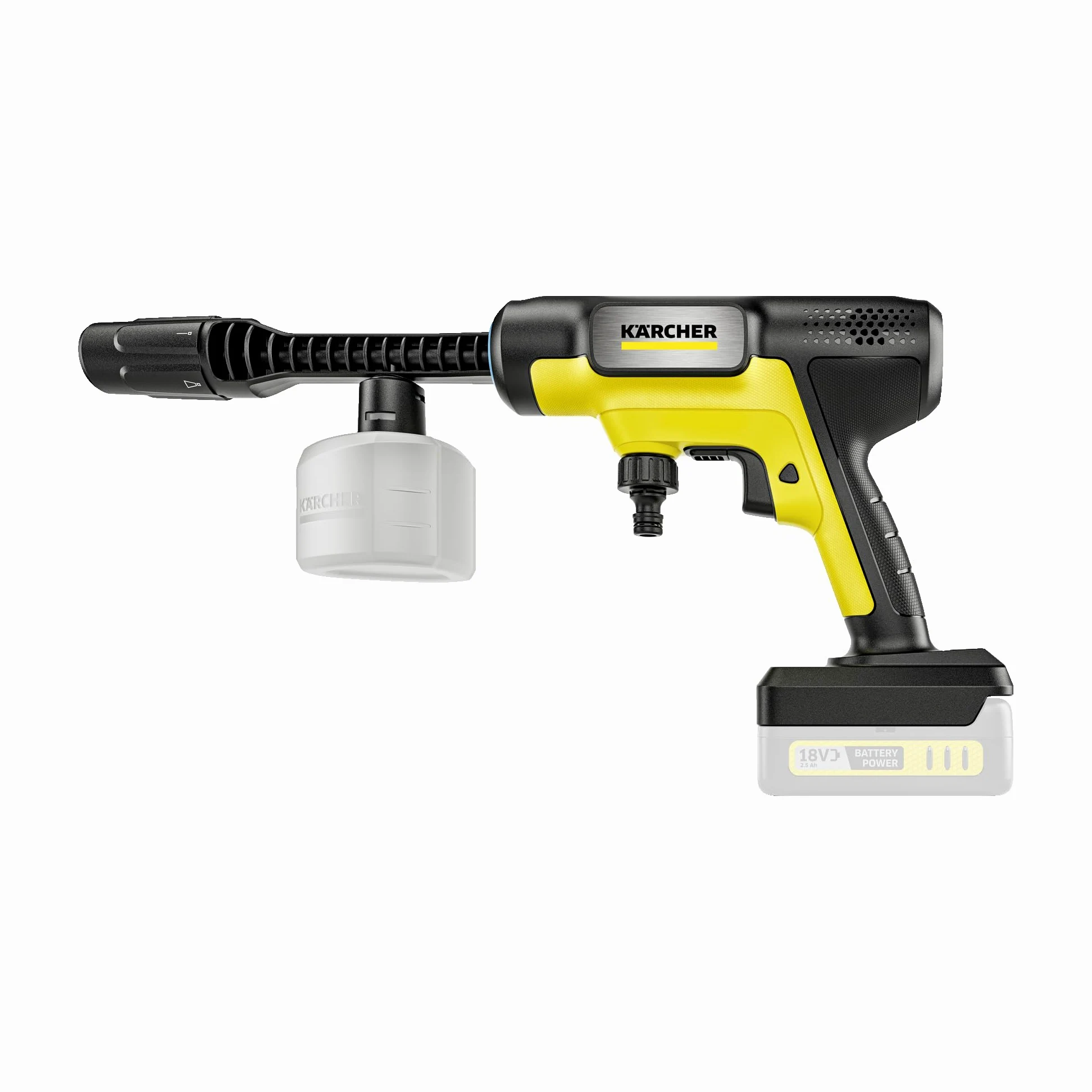 Kärcher OC 7-18 Nettoyeur à pression moyenne, avec batterie 18 V (sans batterie), 24 bar, 5 en 1, multi-jet