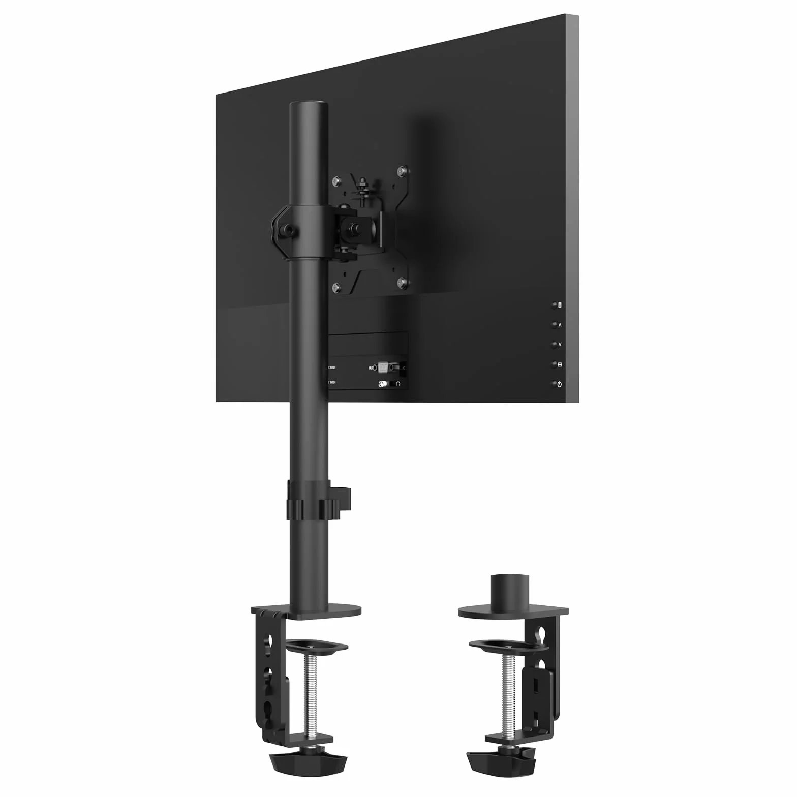 Pholiten Support de Moniteur 13-32" 10 kg VESA 75x100 mm Réglable Inclinable Pivotant