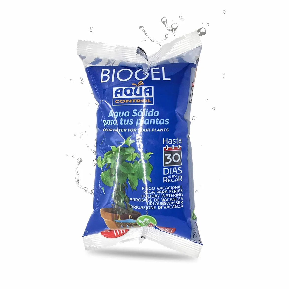AQUA CONTROL Biogel C2140 Eau Solide pour Plantes, Arrosage Vacances 30 Jours, 400 ML