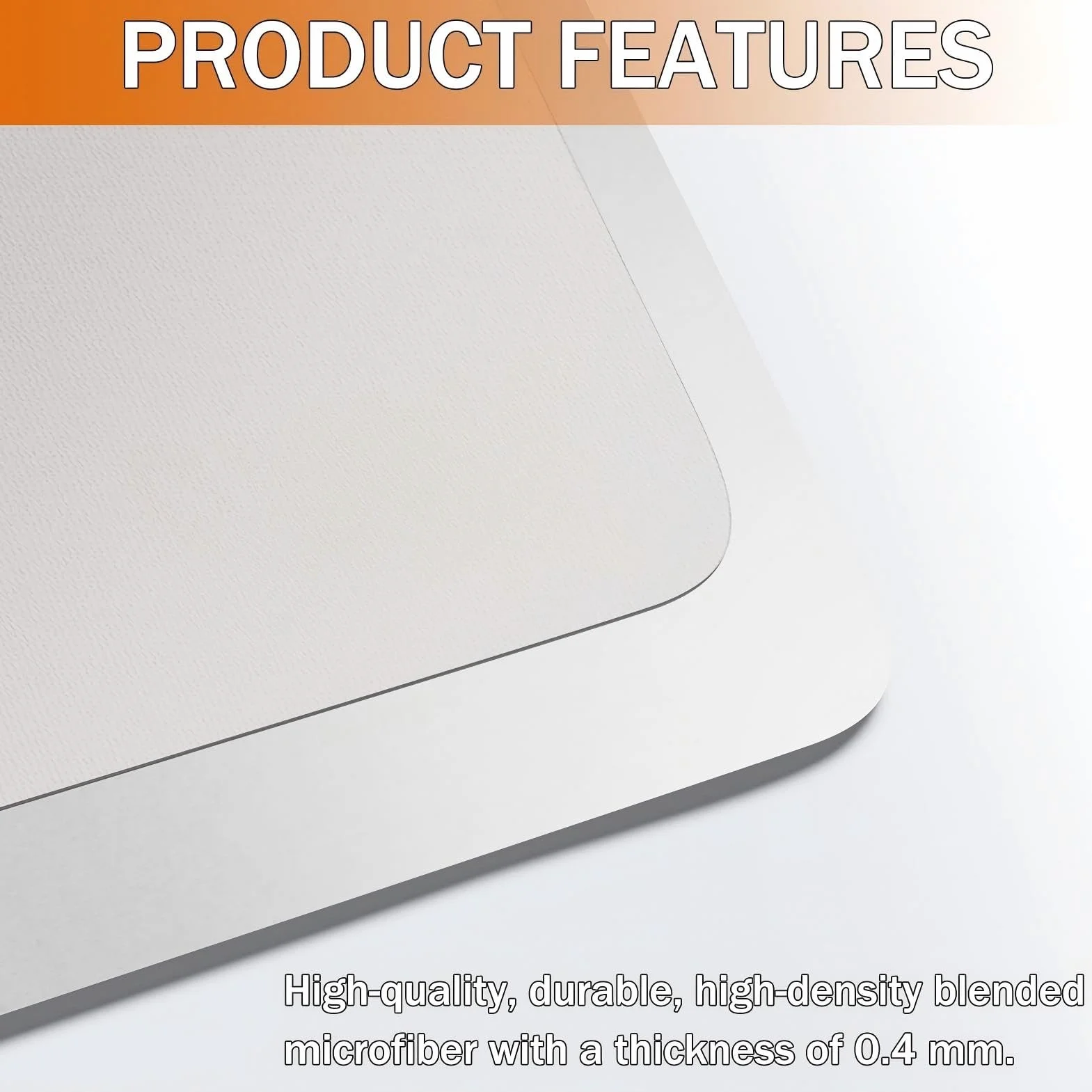 Protection d'Écran en Microfibre pour MacBook 13/14 Pouces, Bord Découpé au Laser, 290mm x 192mm