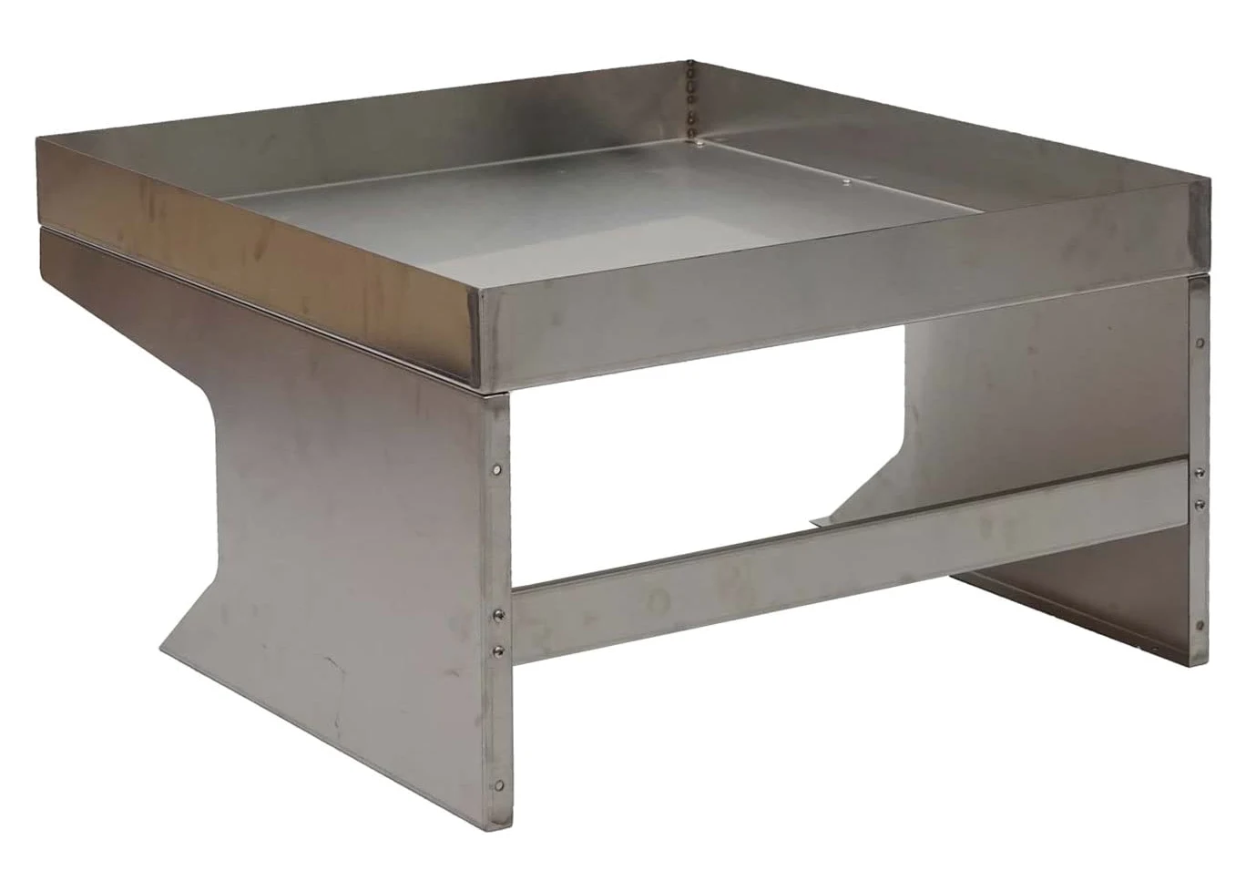 Garage pour Tondeuse-Robot avec bac à Plantes HWC-G60 métal 37x60x70cm INOX