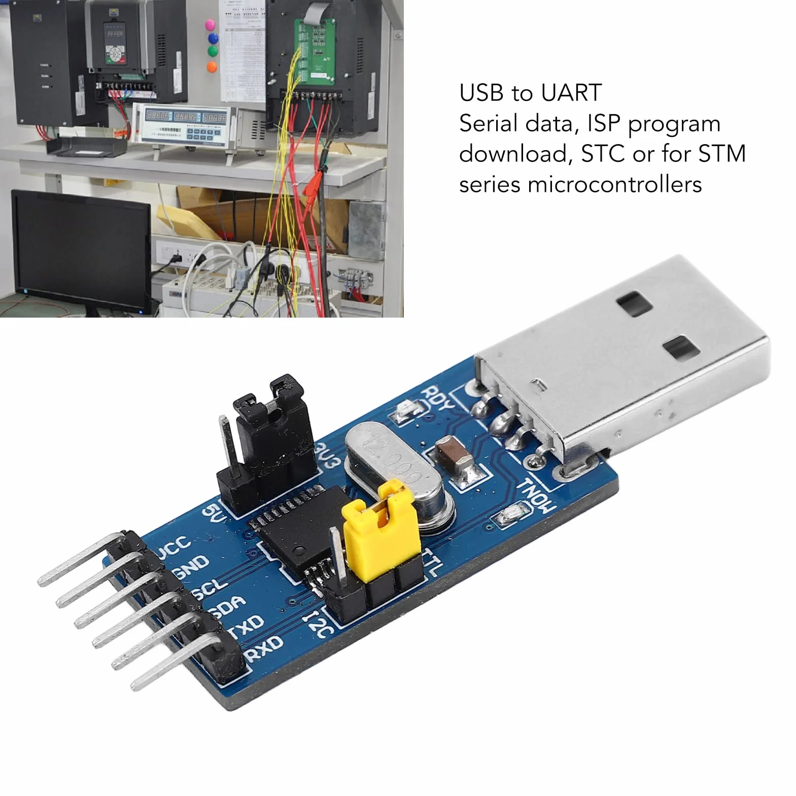 Module Adaptateur USB vers IIC I2C UART TTL Série avec Fil de Raccordement