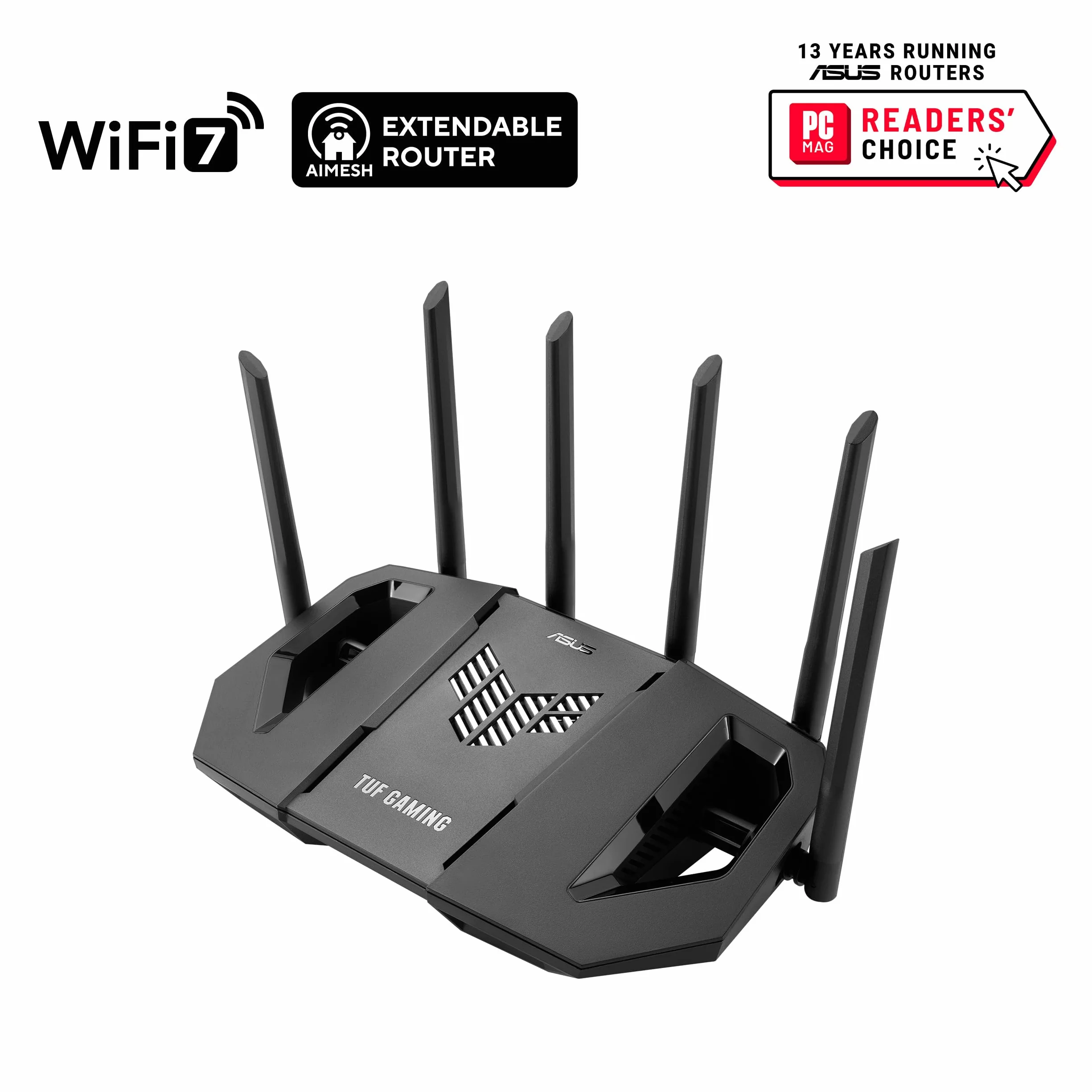 ASUS TUF-BE9400 Routeur Gaming Wi-Fi 7 Double Bande 4K-QAM 2.5Gbps