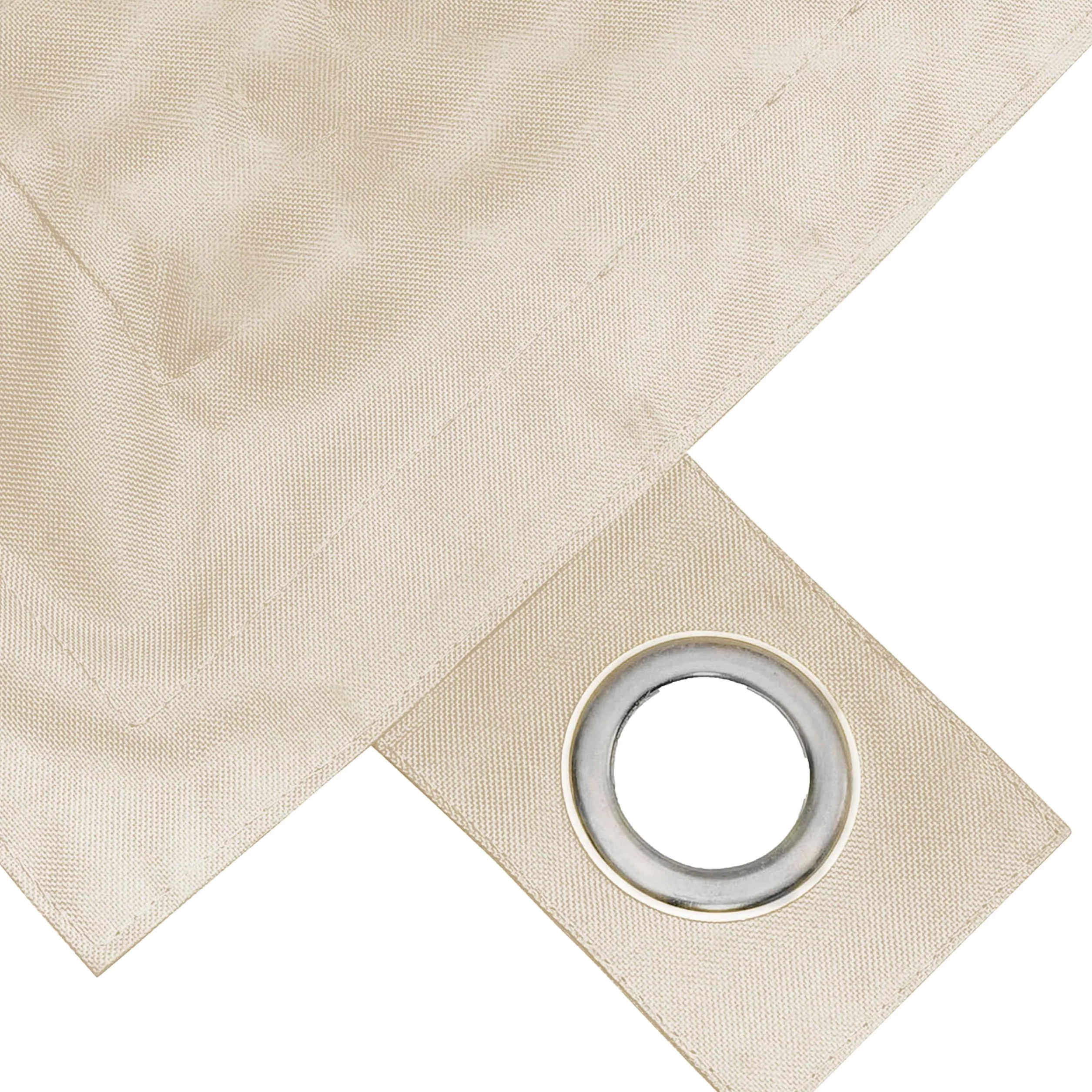 Oviala Housse Vide de Coussin de Sol XL Ivoire
