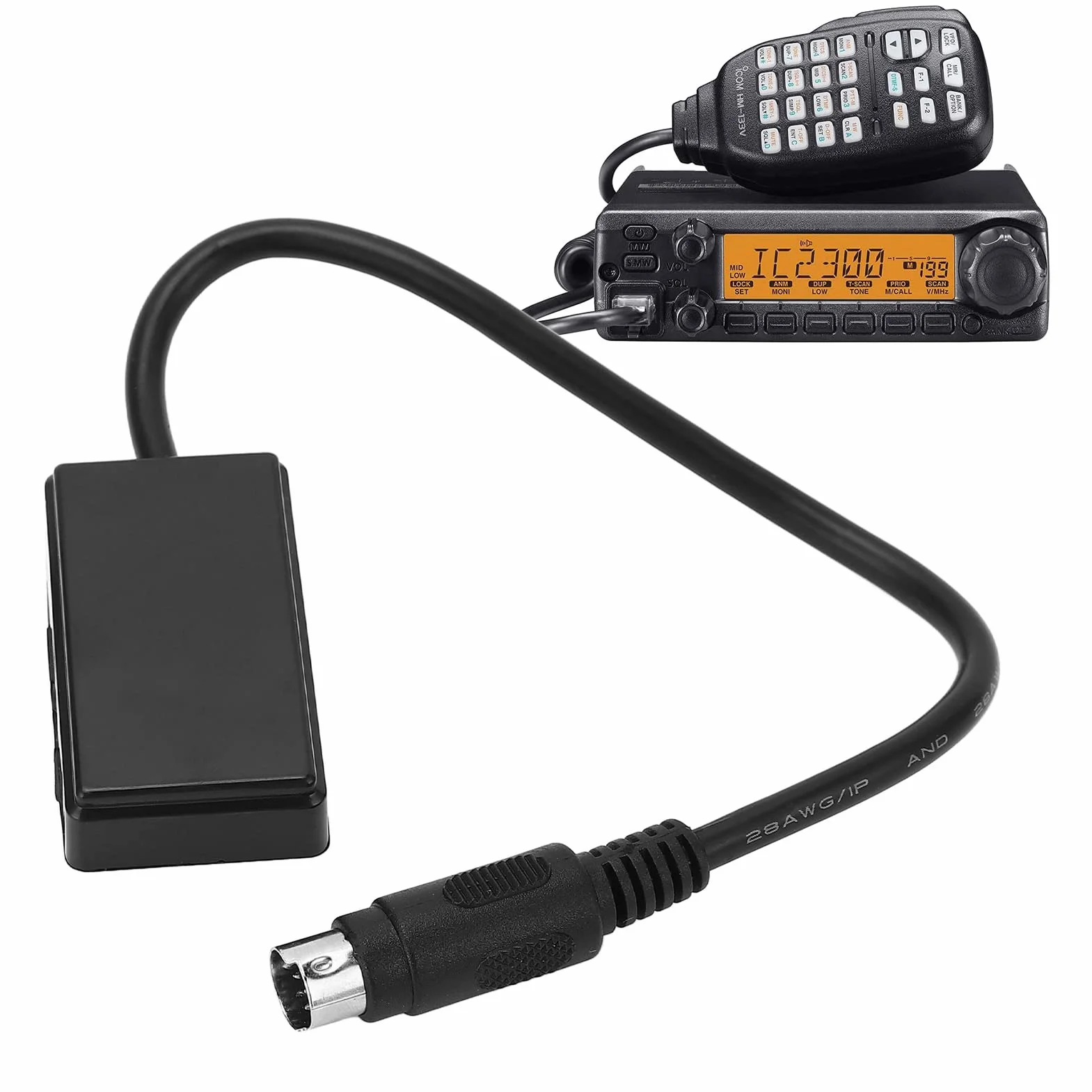 Lazmin112 Câble Adaptateur Chat vers BT Prix Mâle pour Ft 817 Ft 857