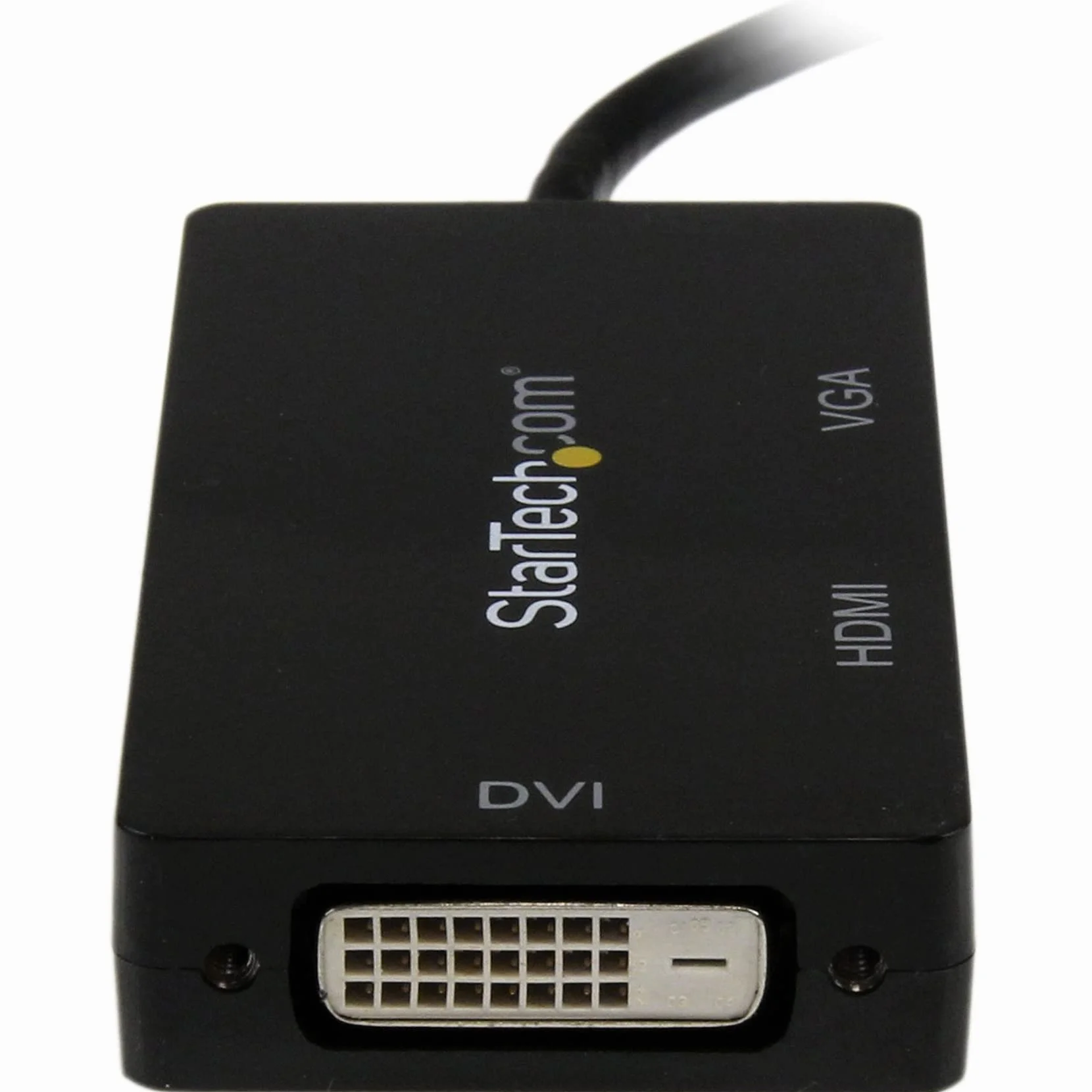 StarTech.com Adaptateur Mini DisplayPort 3 en 1 1080p Hub Mini DP vers HDMI/VGA/DVI Compatible Thunderbolt MDP2VGDVHD