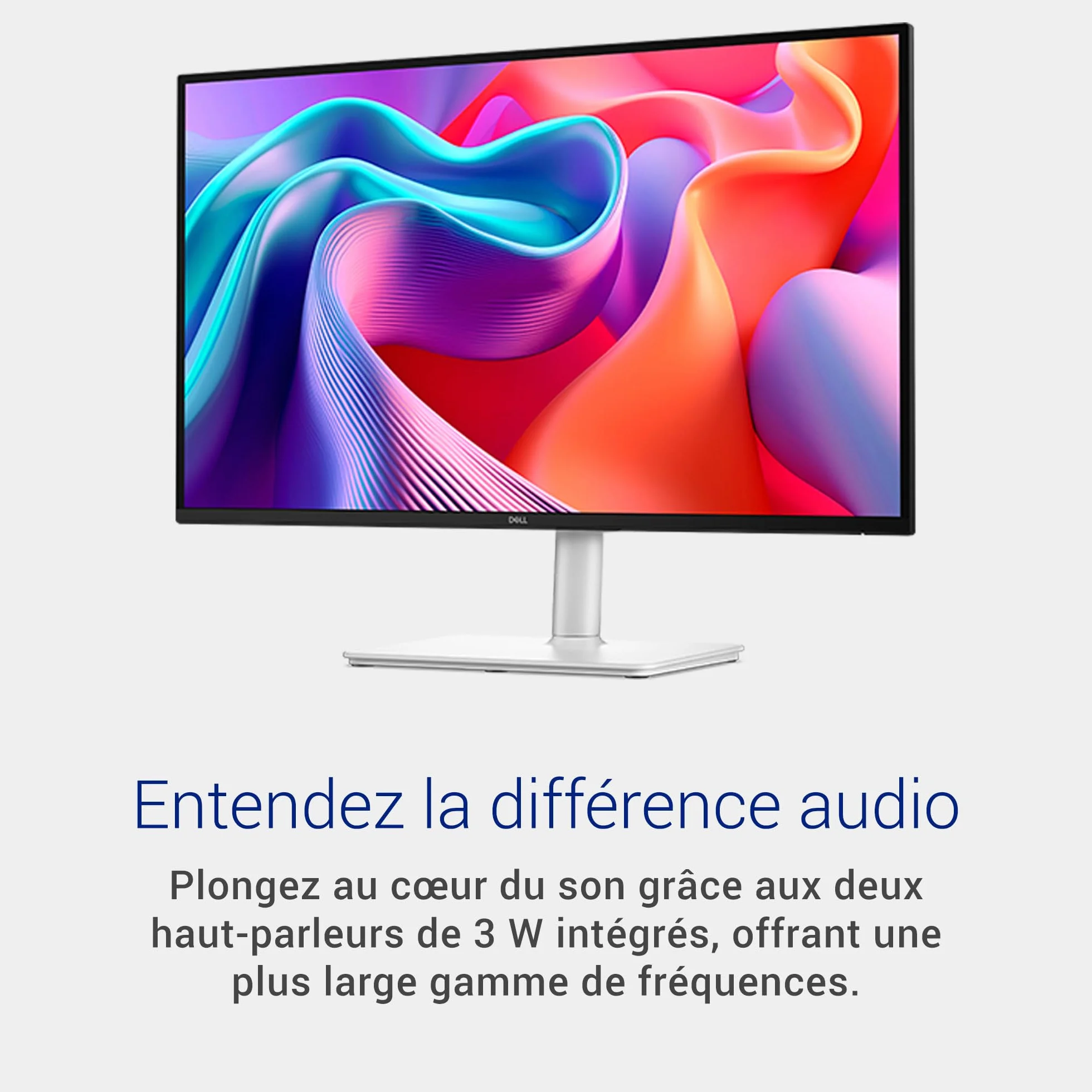 Dell 27 Plus Écran PC S2725DSM QHD 2560x1440 144Hz IPS 1ms MPRT AMD FreeSync 99% sRGB Blanc