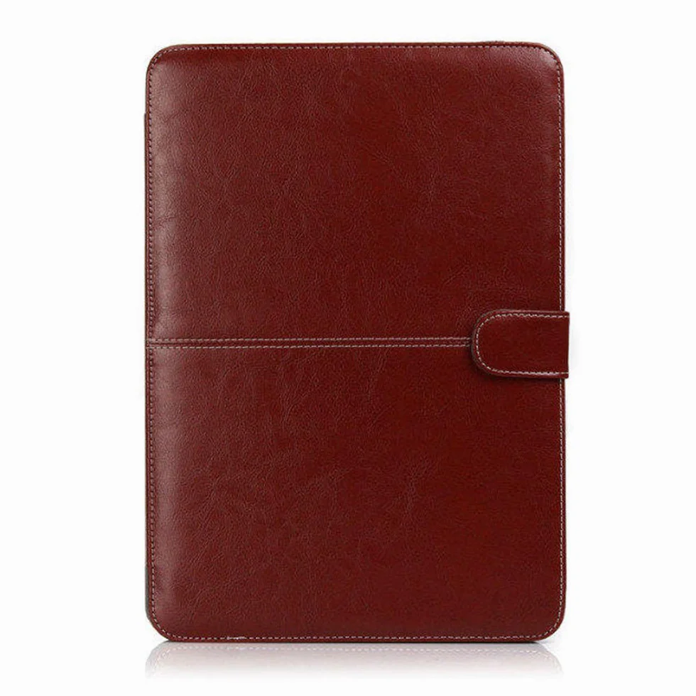Coque en Cuir pour MacBook Pro 13 Pouces A1278, 3 en 1 Housse de Protection avec Peau de Clavier Claire et Protection d'écran