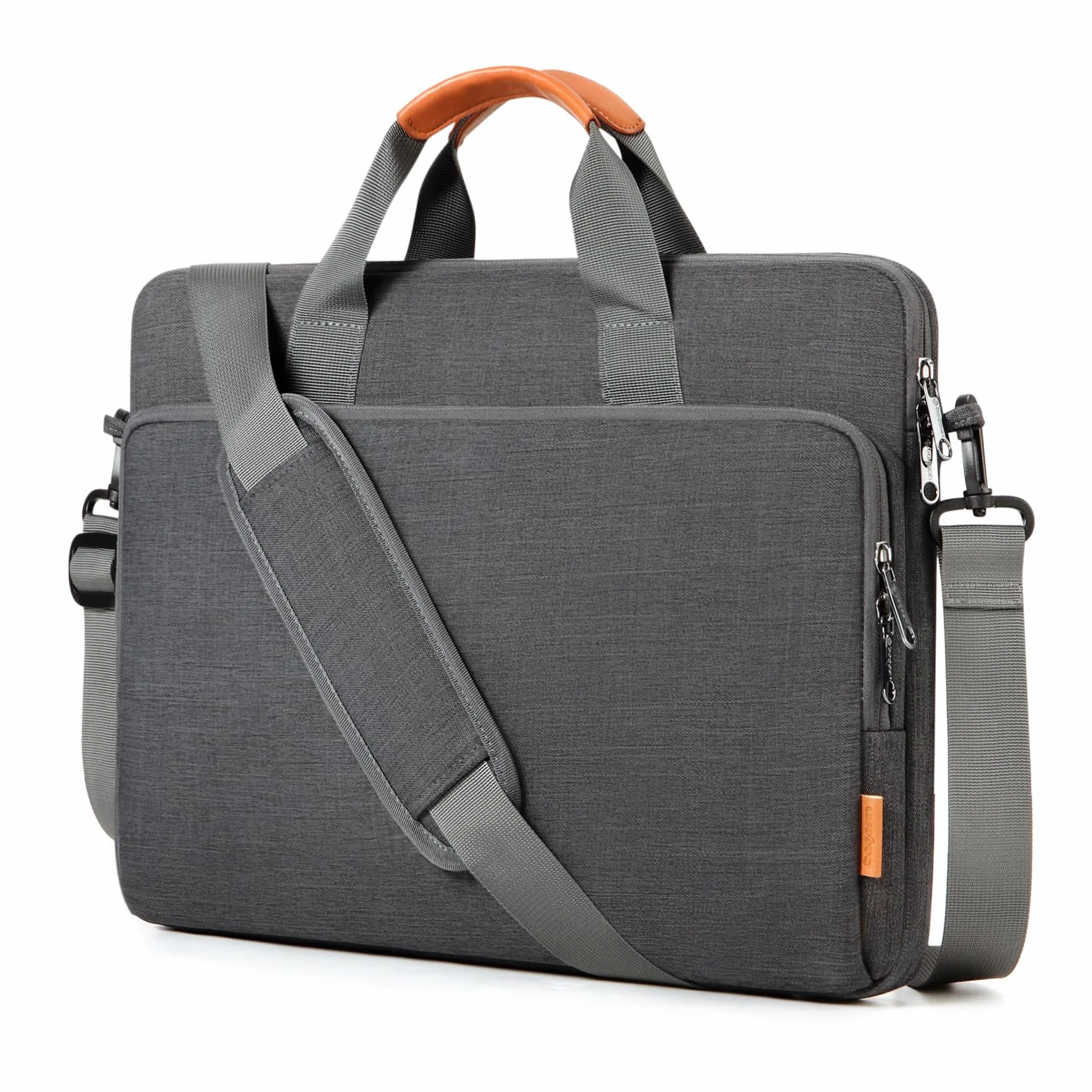 Sacoche Ordinateur Portable 15.6 Pouces Mallette Sac PC Tablette Imperméable Léger Robuste pour Affaires École