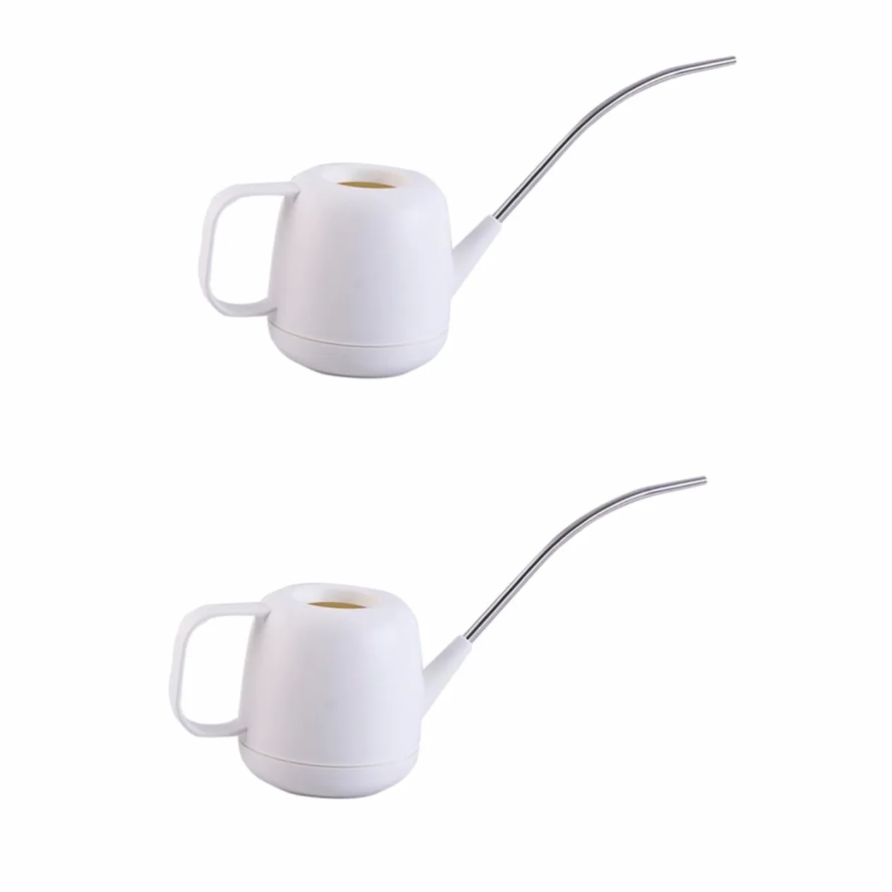 HANABASS 2 Pièces Arrosoir Long Bec Plastique pour Jardinage Kettle Horticulture et Pratique pour Plantes Couleur Aléatoire Couleur Aléatoire