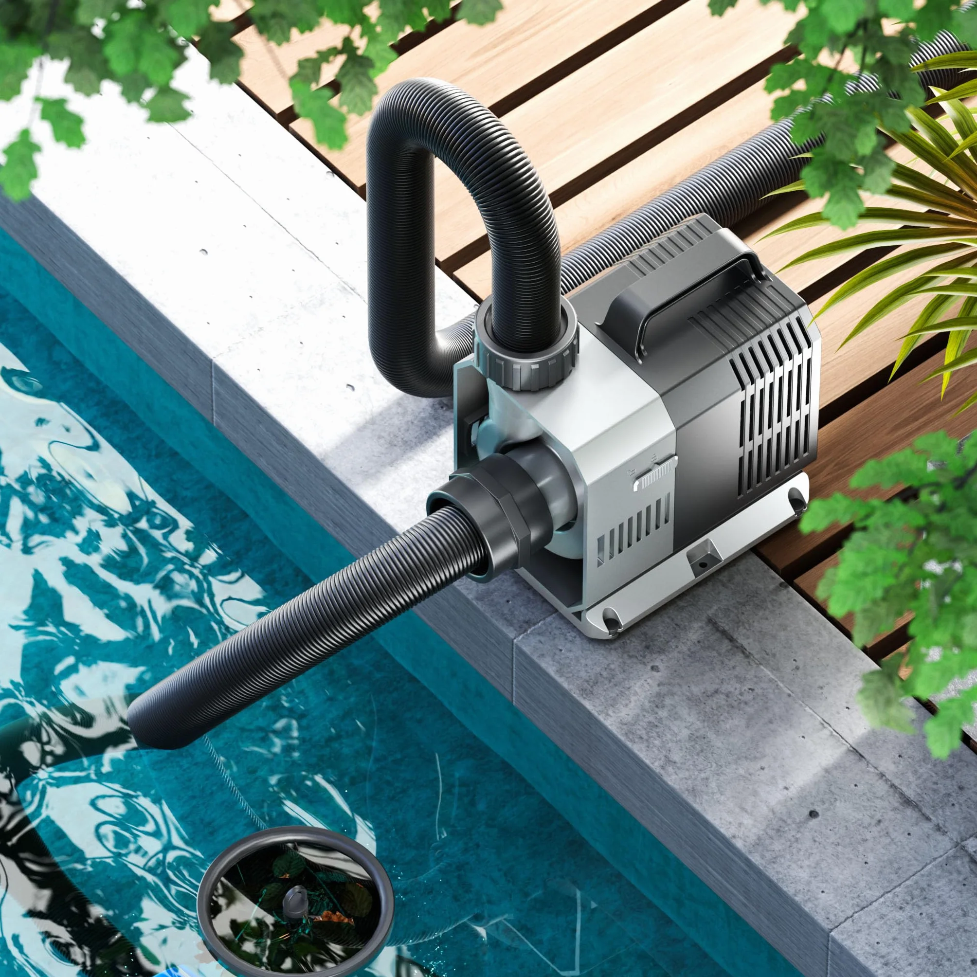 SunSun Pompe de Bassin CTP-16000 SuperECO 16000 l/h 140 W 7,5 m 208 x 138 x 158 mm