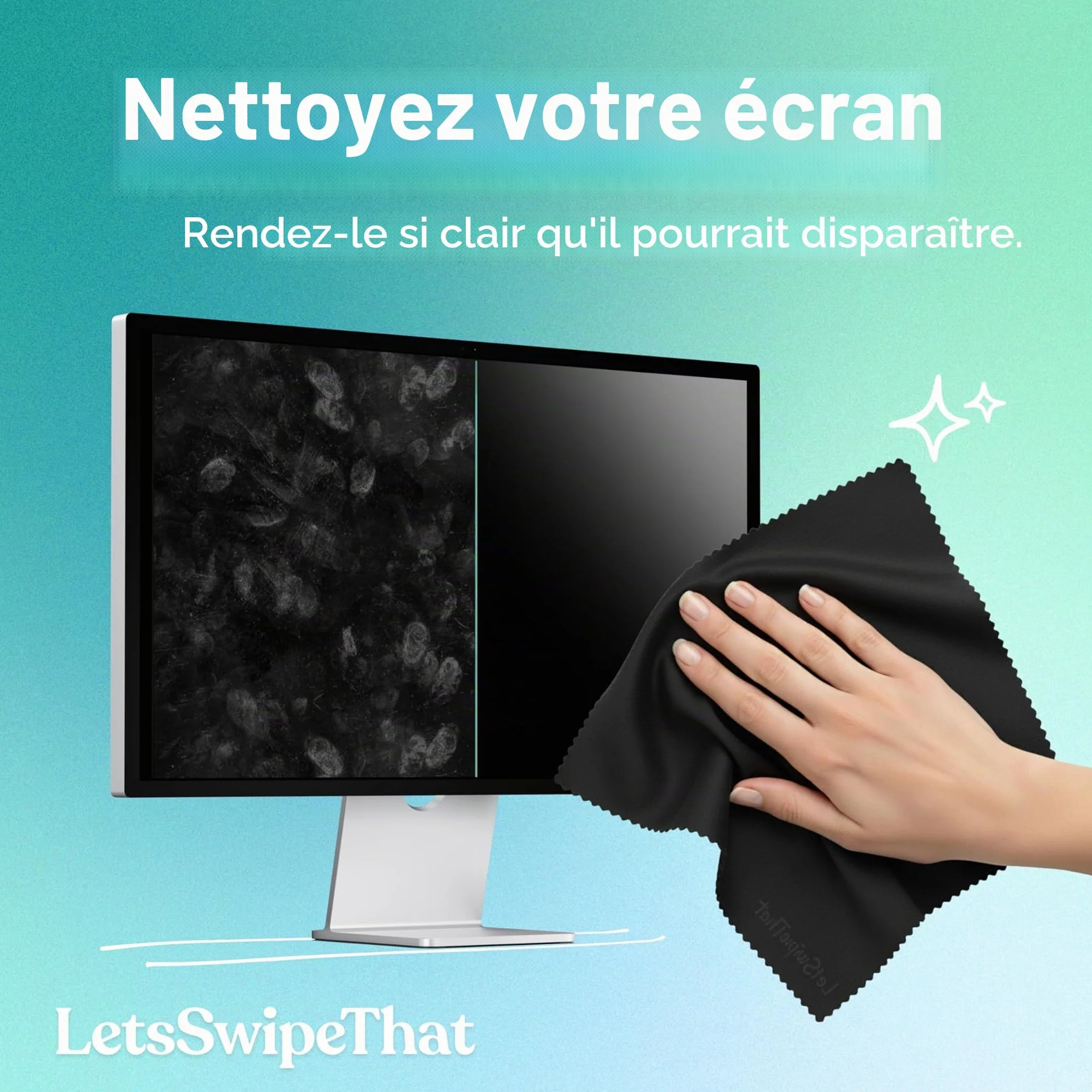 Chiffon Microfibre 3X Pack pour MacBook 14" Protection Clavier Nettoyant