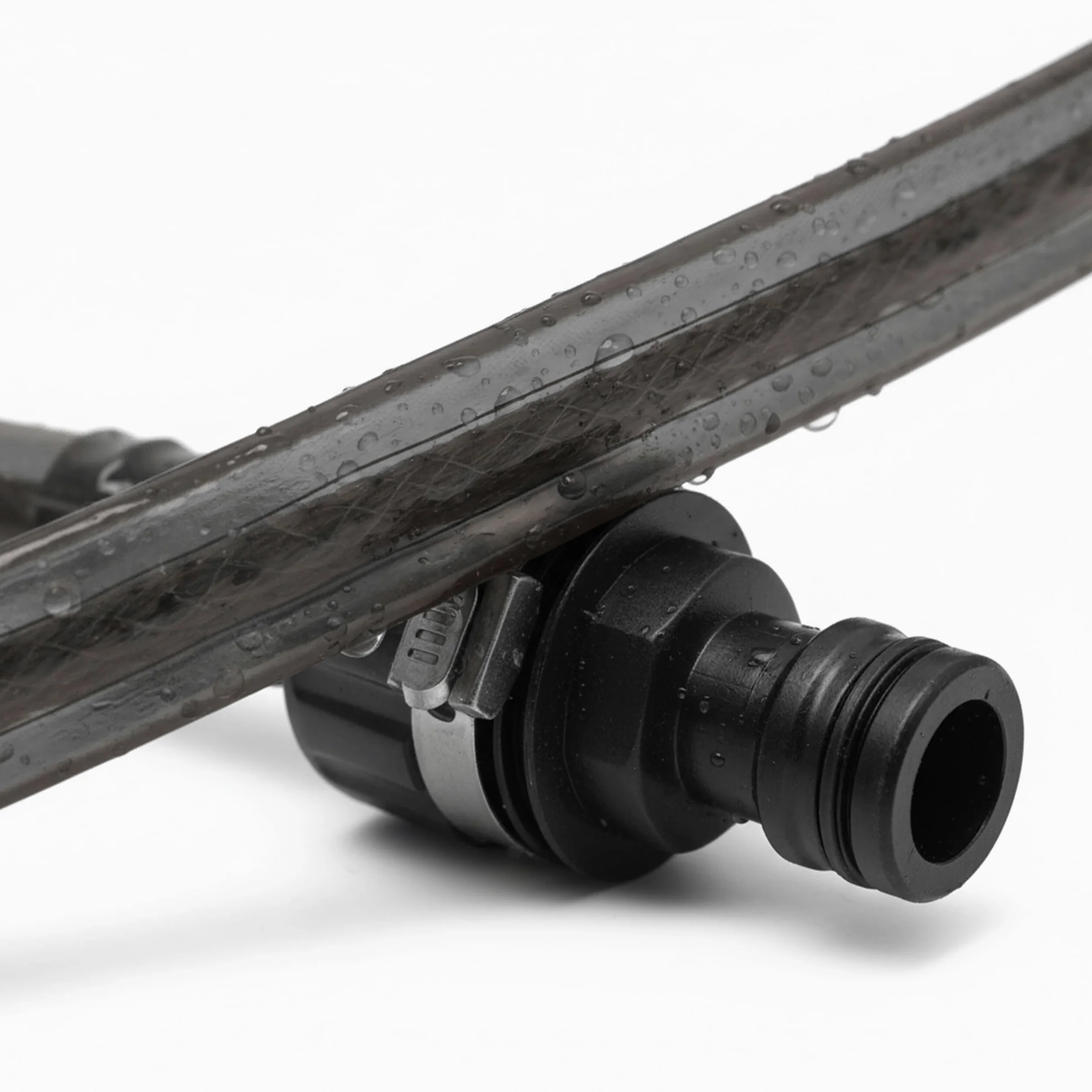 Relaxdays Tuyau d'arrosage Plat perforé 20 m pour pelouse et massifs Noir