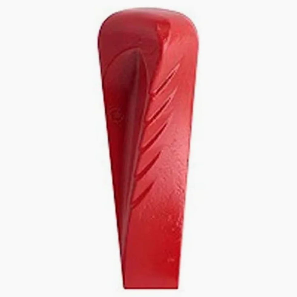 Leborgne Coin éclateur Rouge, Forme hélicoïdale, Acier forgé trempé, pour Bois Dur et noueux, 2,1 kg & Coin à Bois, Bout Pointu, Acier forgé trempé, pour Bois Dur et noueux, 1,5 kg