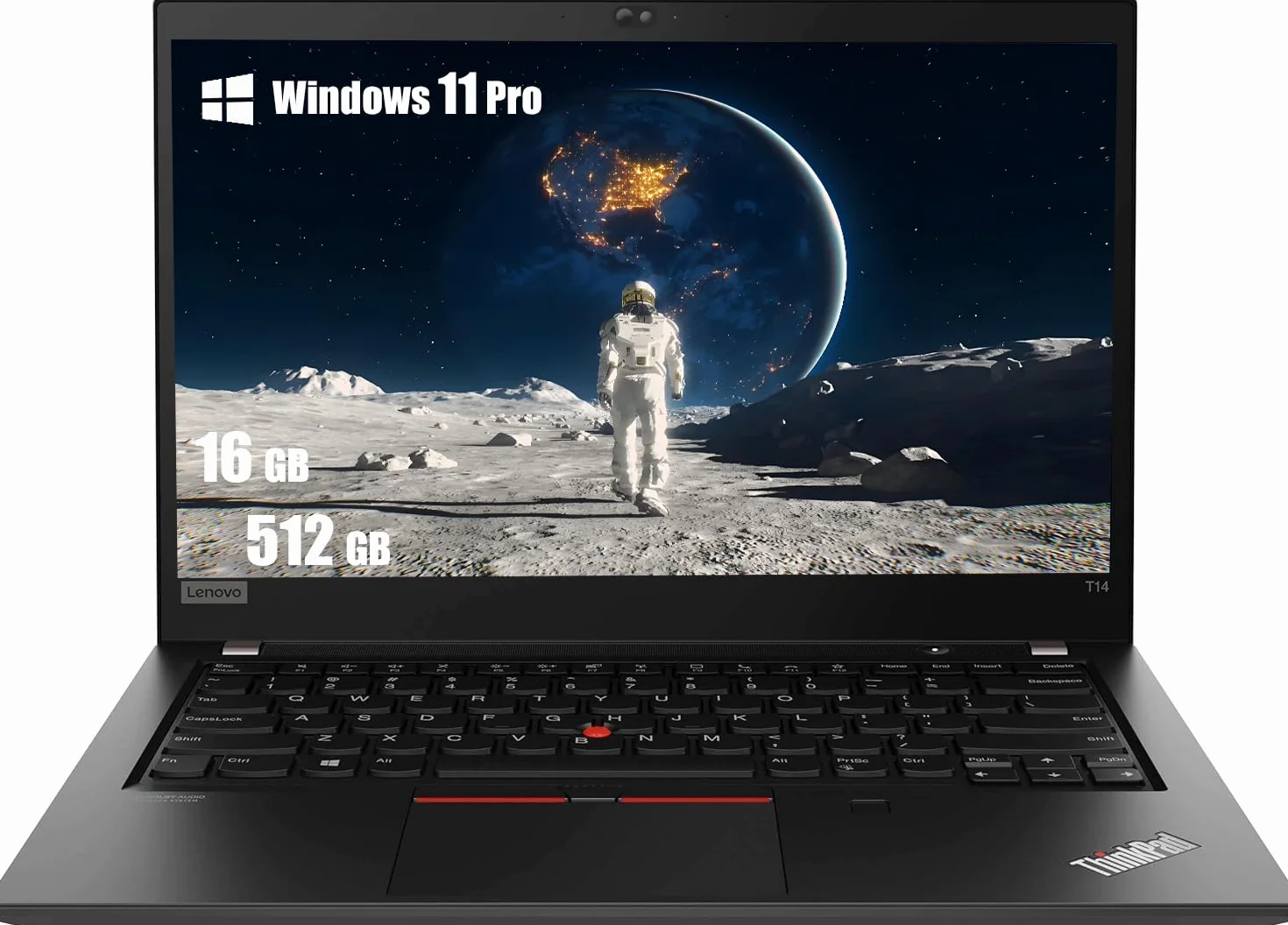 Lenovo ThinkPad T14 Gen 1 Ordinateur Portable Professionnel 14" FHD Intel Core i5-10310U 16 Go RAM 512 Go SSD Windows 11 Pro Reconditionné
